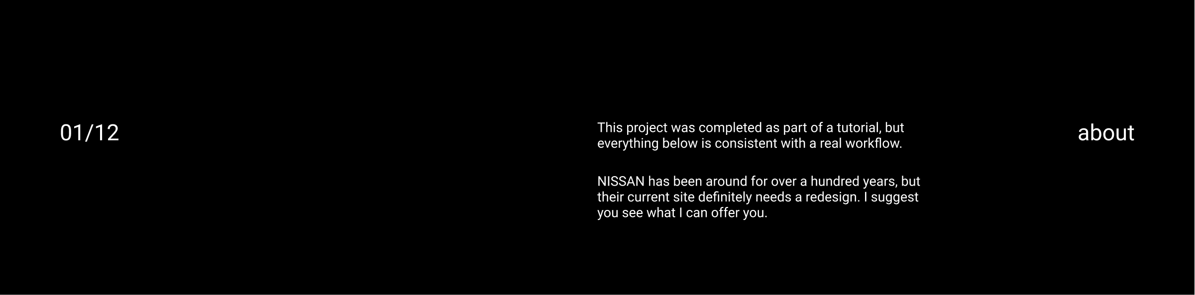 UX/UI-Design — Nissan Global Corporate — Изображение №1 — Интерфейсы на Dprofile