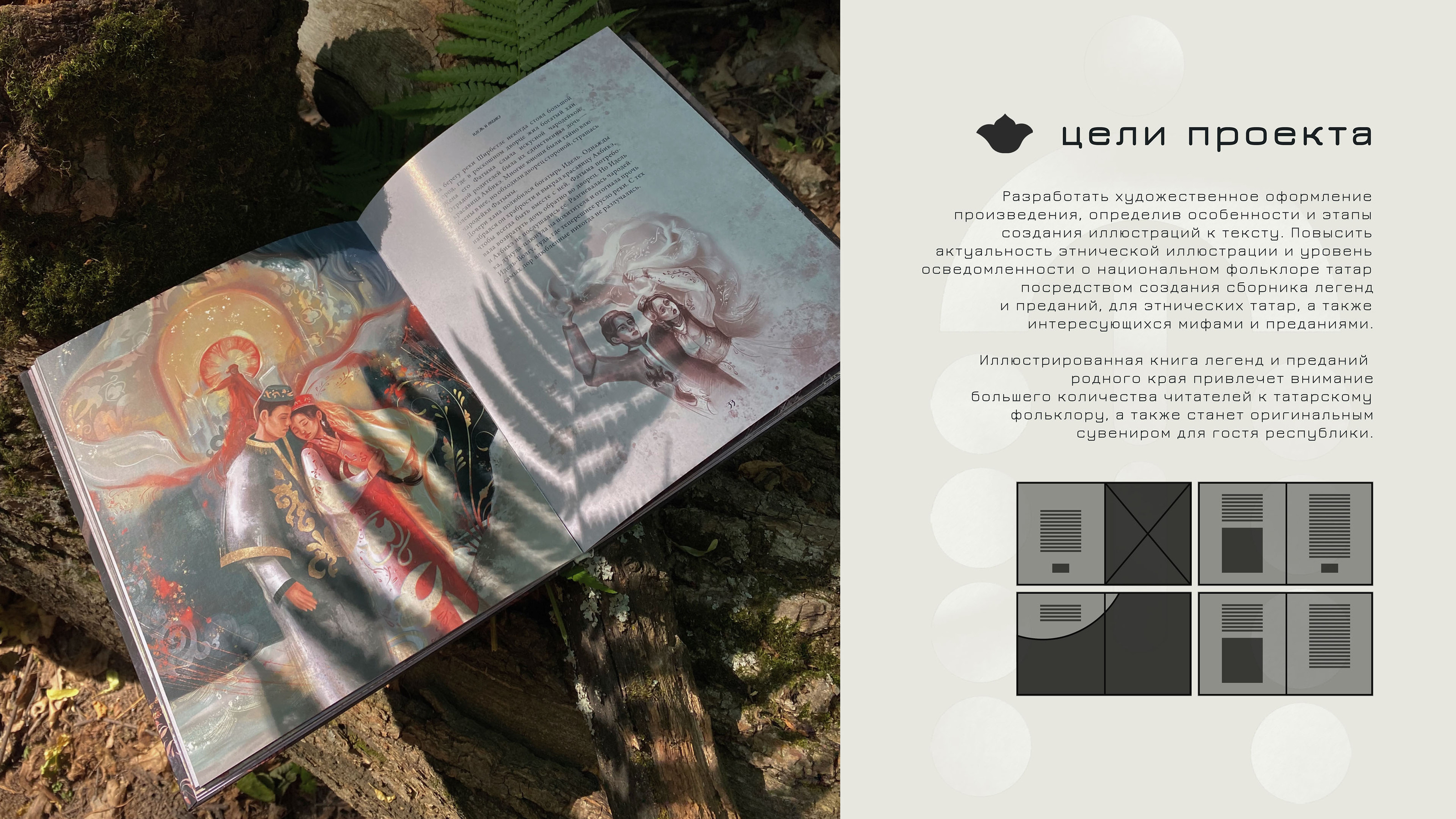 Illustrated book of Tatar legends and traditions — Изображение №3 — Иллюстрация, Графика на Dprofile