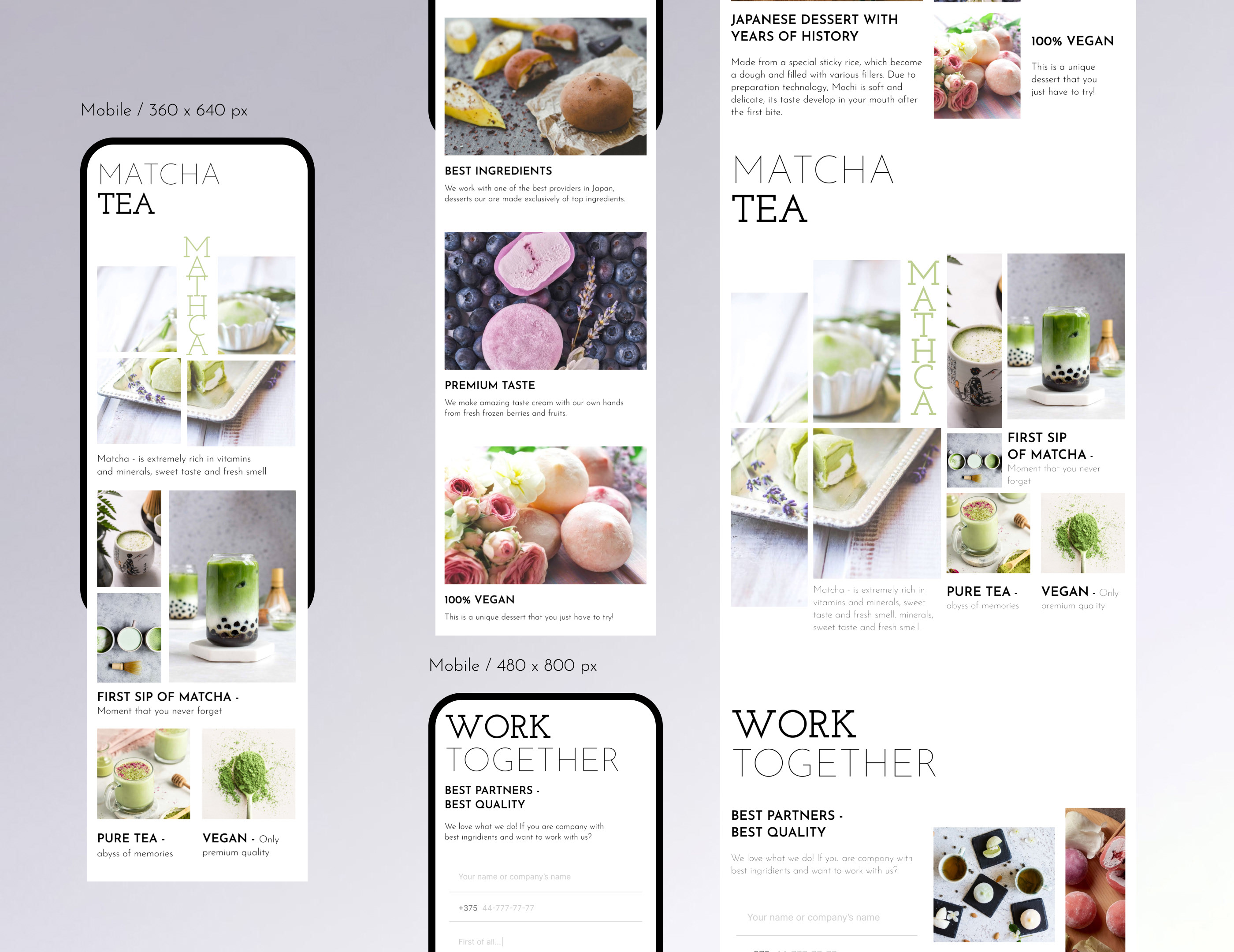 Mochi shop | Landing page — Изображение №23 — Анимация, Маркетинг на Dprofile