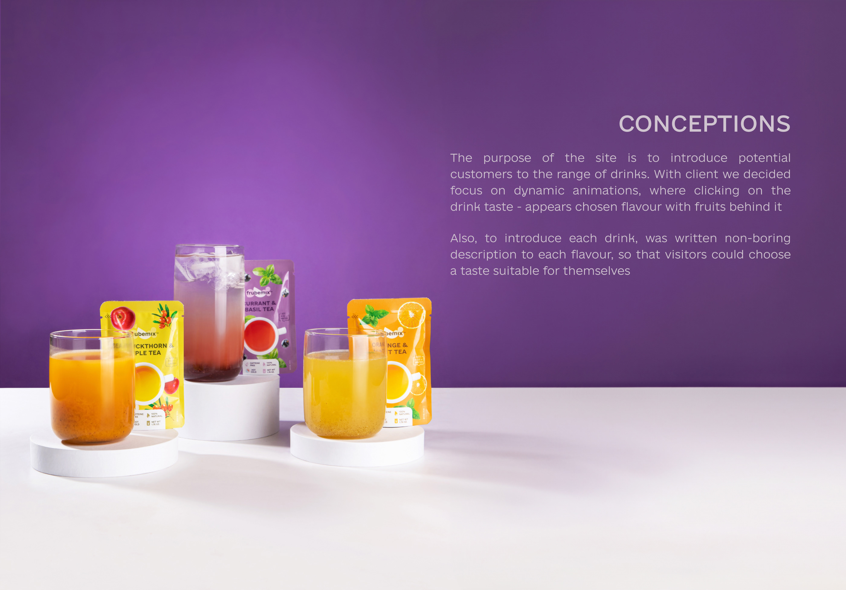 FRUBEMIX | Landing page — Изображение №16 — Брендинг, Анимация на Dprofile
