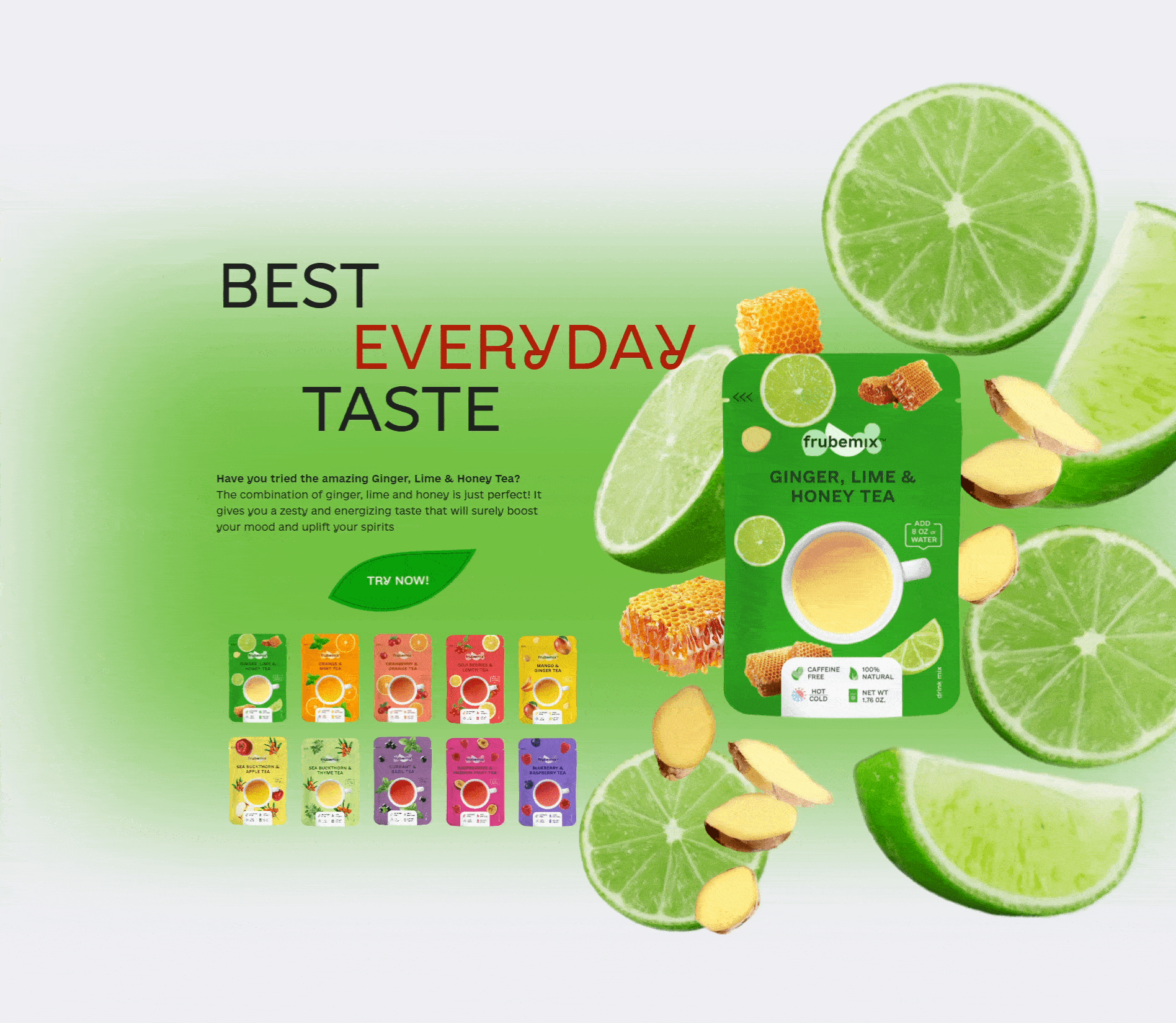 FRUBEMIX | Landing page — Изображение №7 — Брендинг, Анимация на Dprofile