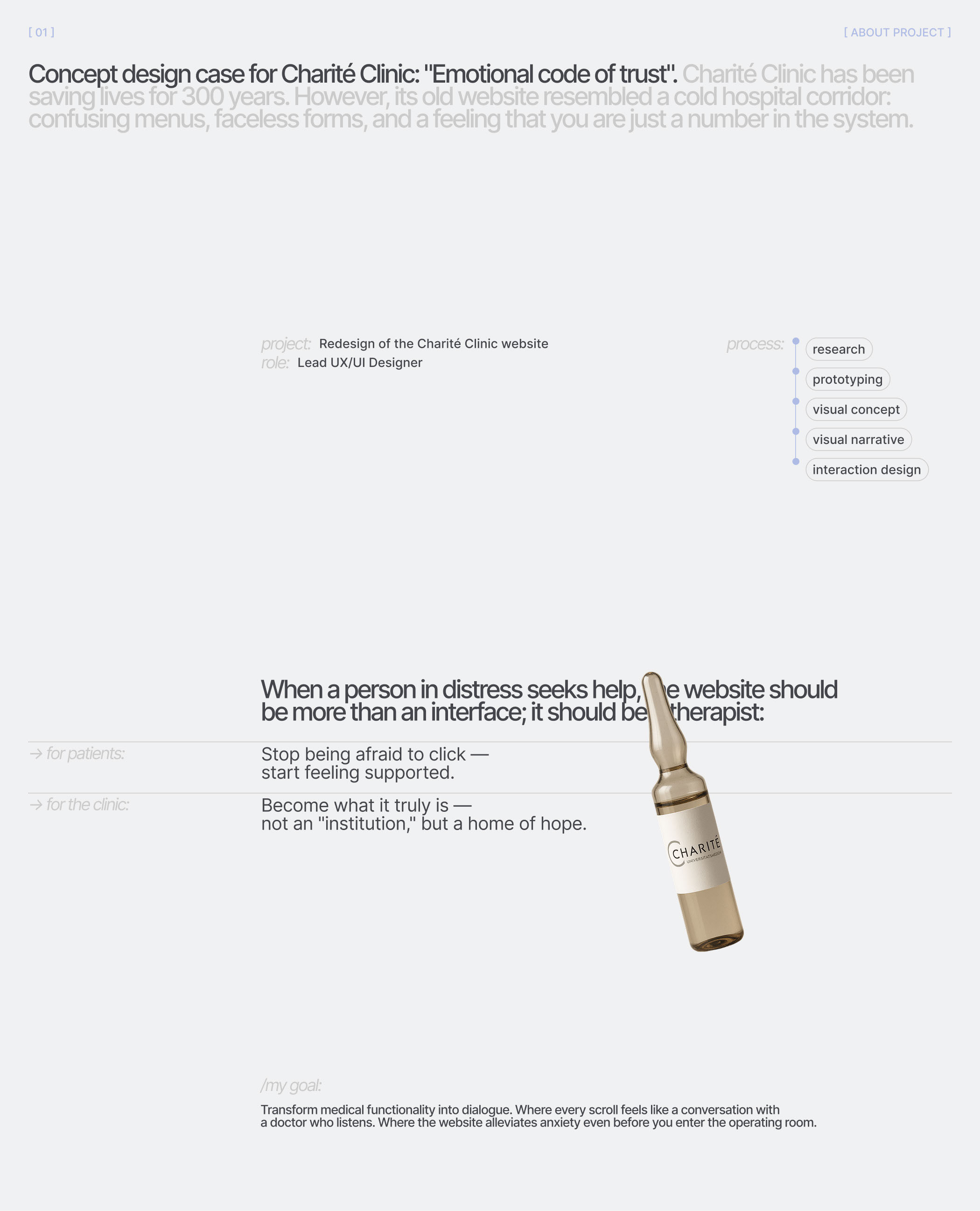 Medical Website Design \ Сайт для больницы — Изображение №2 — Интерфейсы на Dprofile