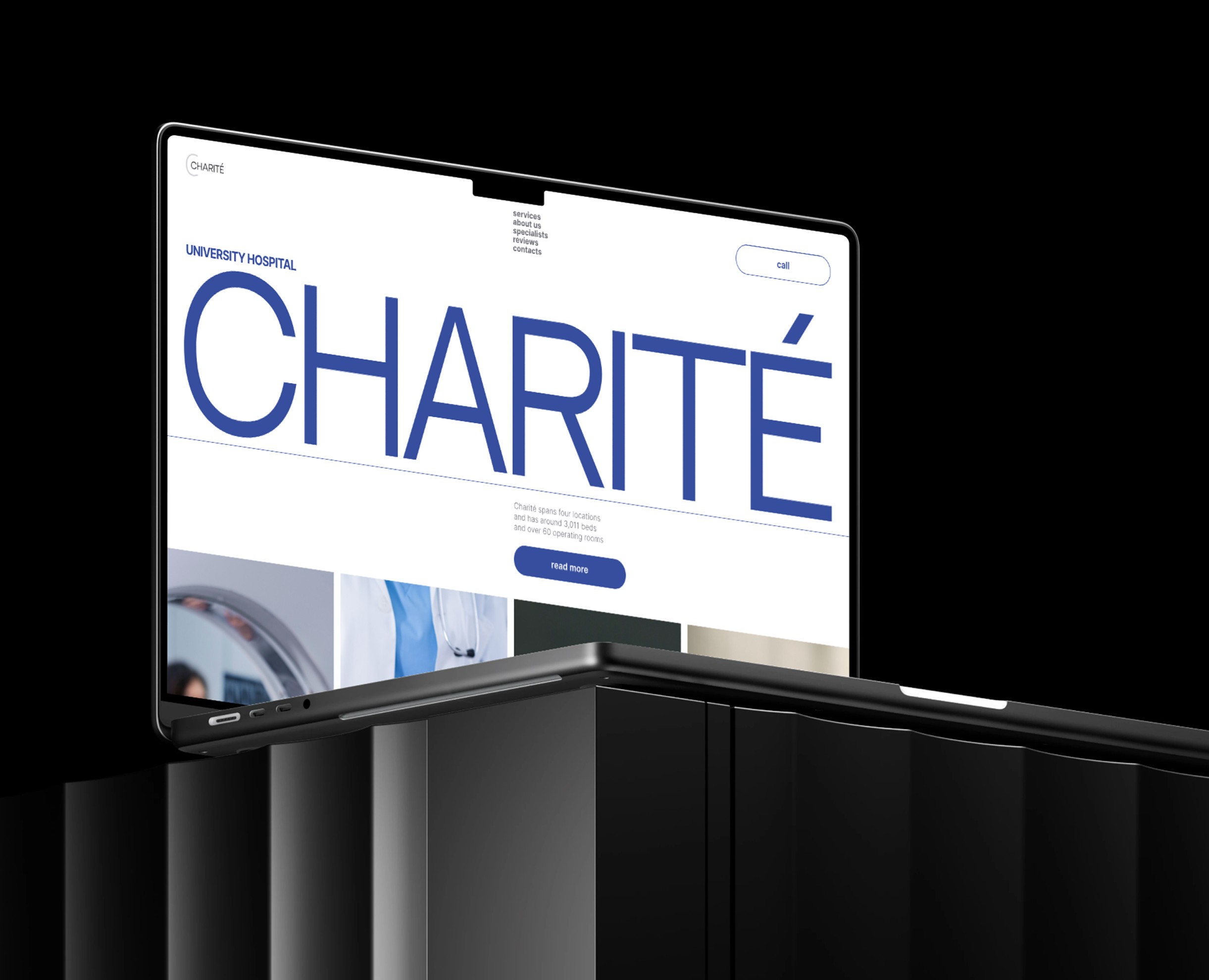 Medical Website Design \ Сайт для больницы на Dprofile