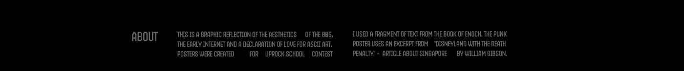 ASCII & HITS DIFFERENT POSTERS — Изображение №2 — Графика на Dprofile