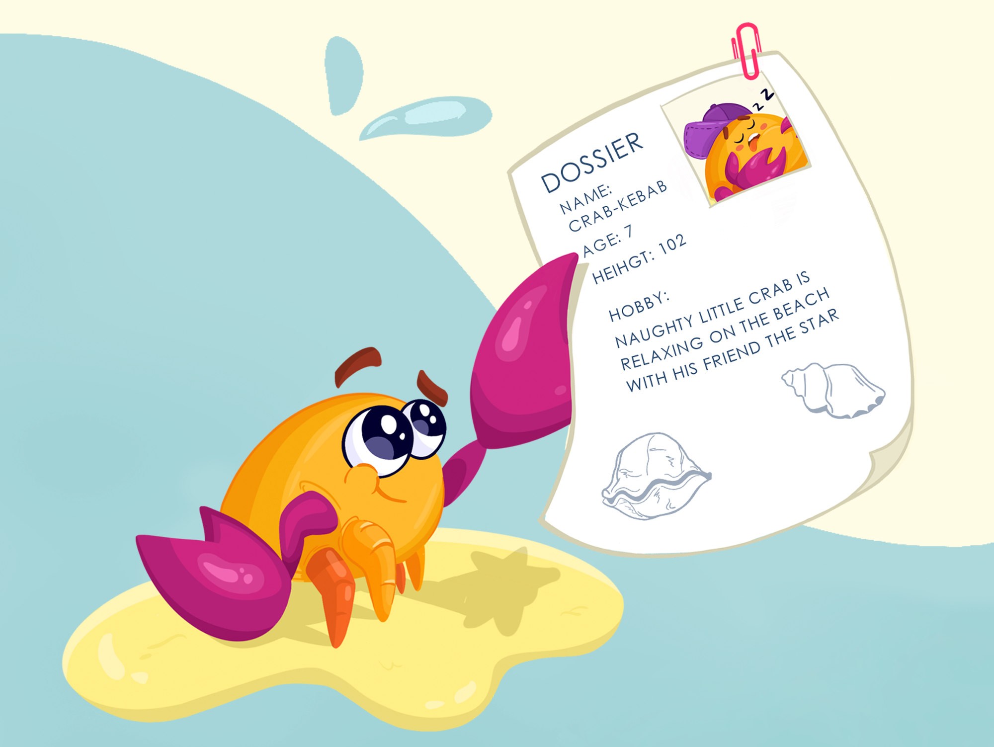 BRAND CHARACTER FOR THE CRAB HOUSE WATER PARK — Изображение №2 — Брендинг, Маркетинг на Dprofile
