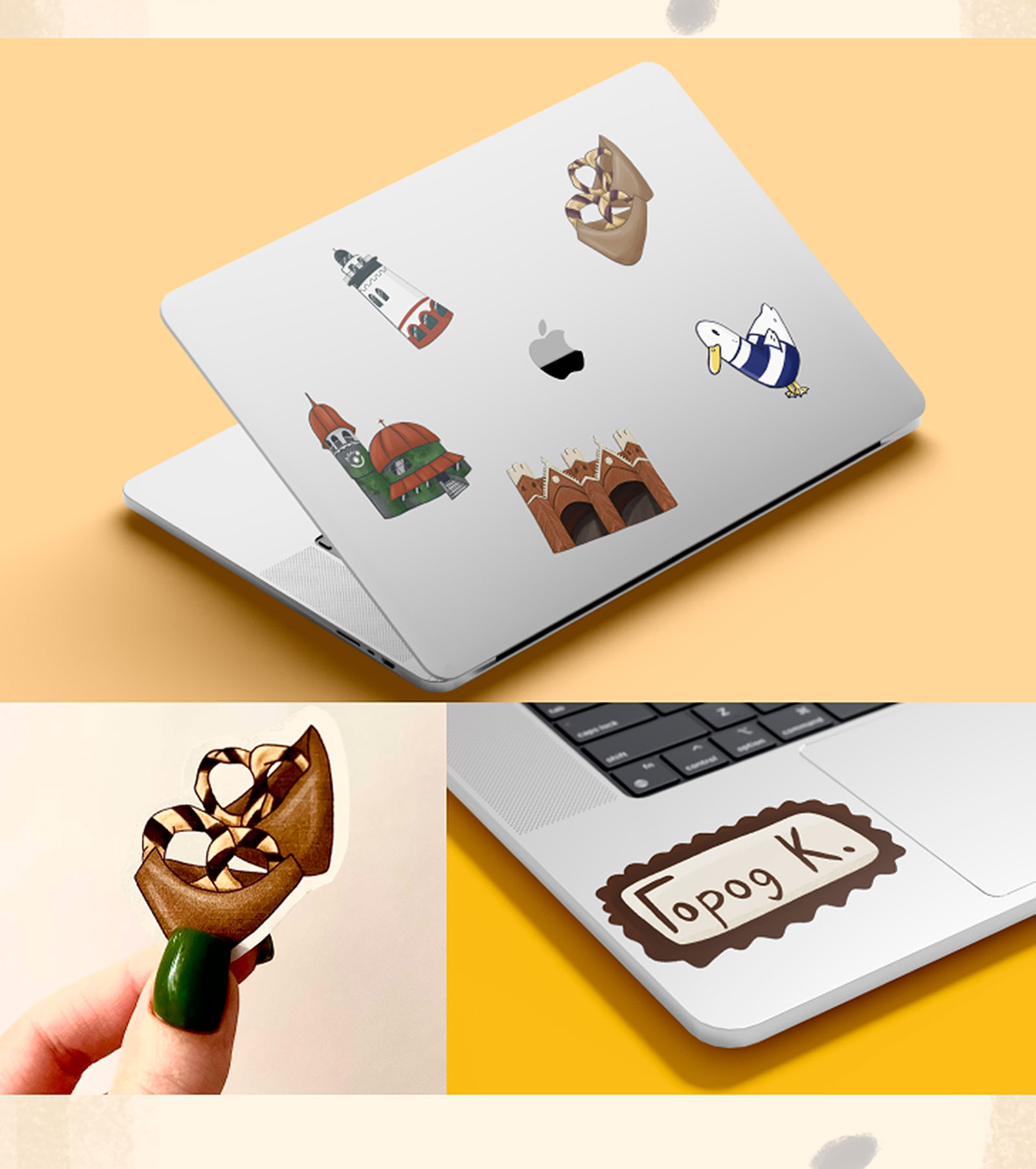 Стикерпак "Калининград" — Изображение №7 — Брендинг, Иллюстрация на Dprofile