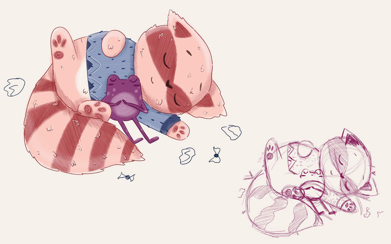 sticker pack "Spike and Nick" — Изображение №7 — Иллюстрация, Графика на Dprofile