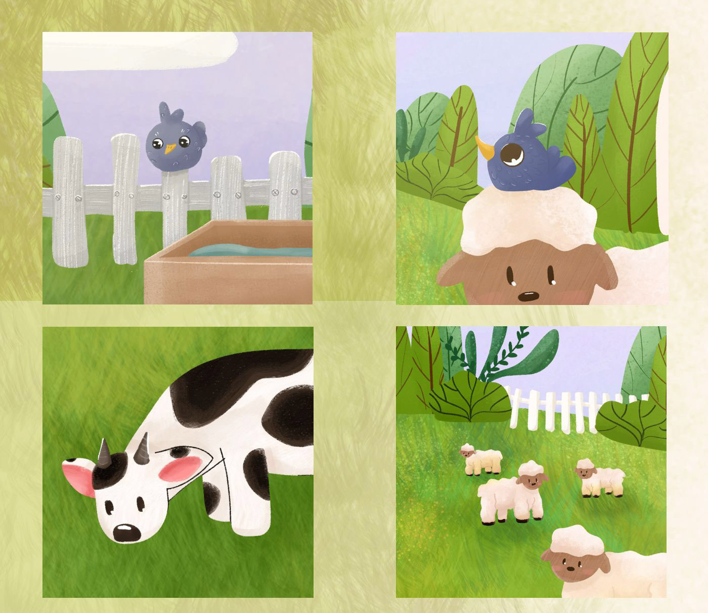 Farm life puzzle — Изображение №7 — Иллюстрация, Графика на Dprofile