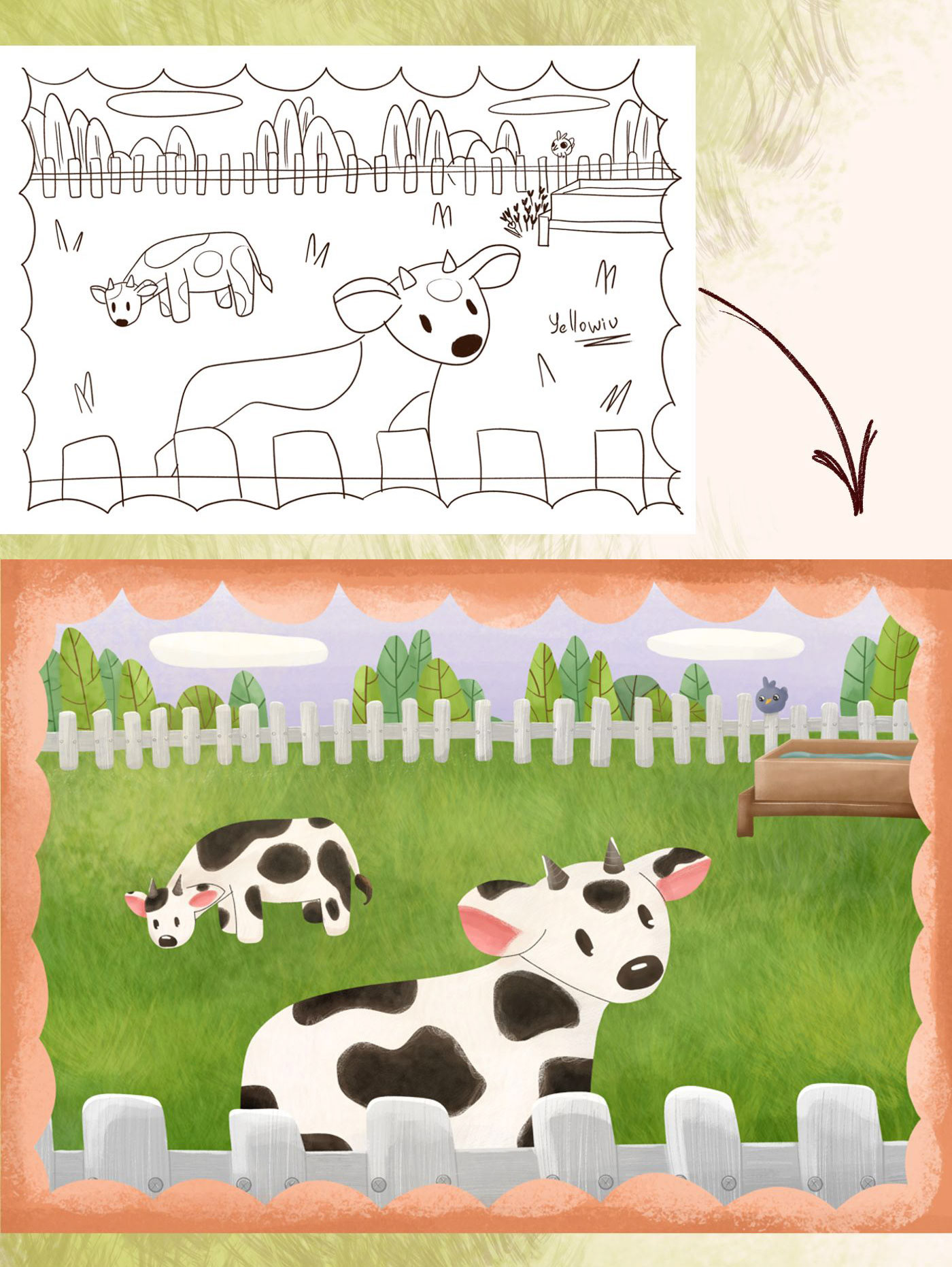 Farm life puzzle — Изображение №6 — Иллюстрация, Графика на Dprofile