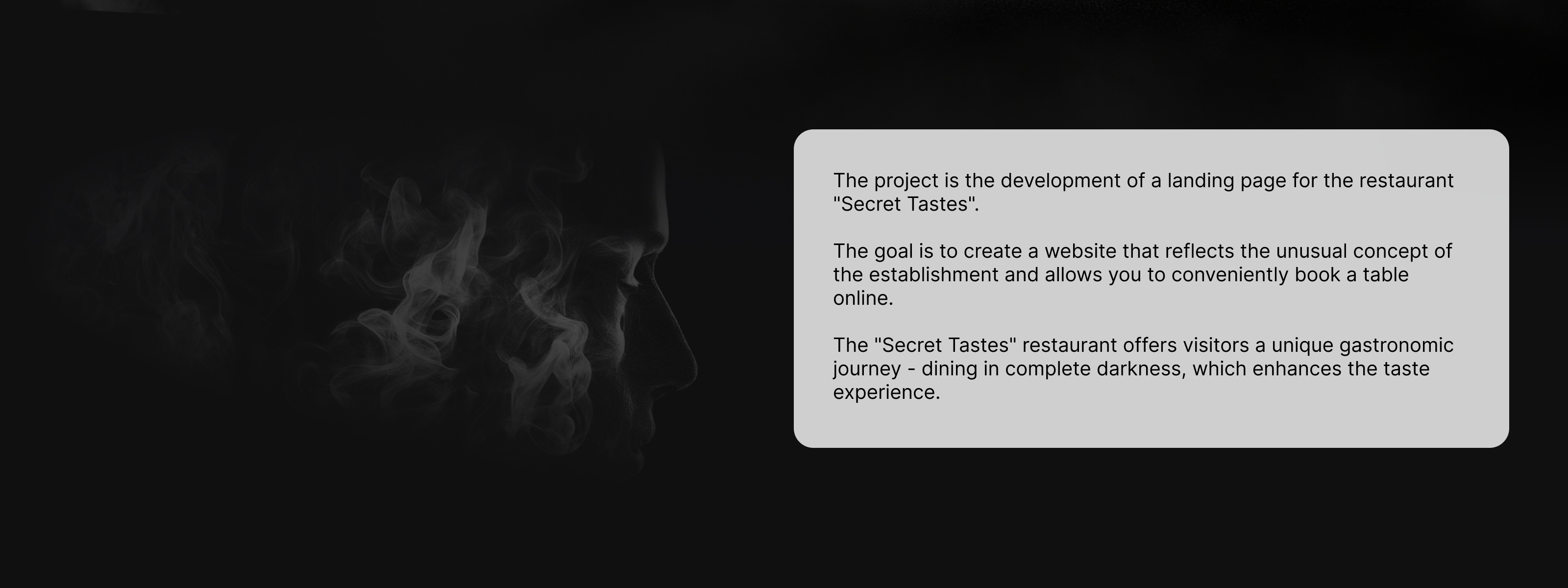 Landing page restaurant, concept — Изображение №2 — Интерфейсы на Dprofile