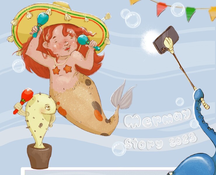 Mermay 2023 — Иллюстрация на Dprofile