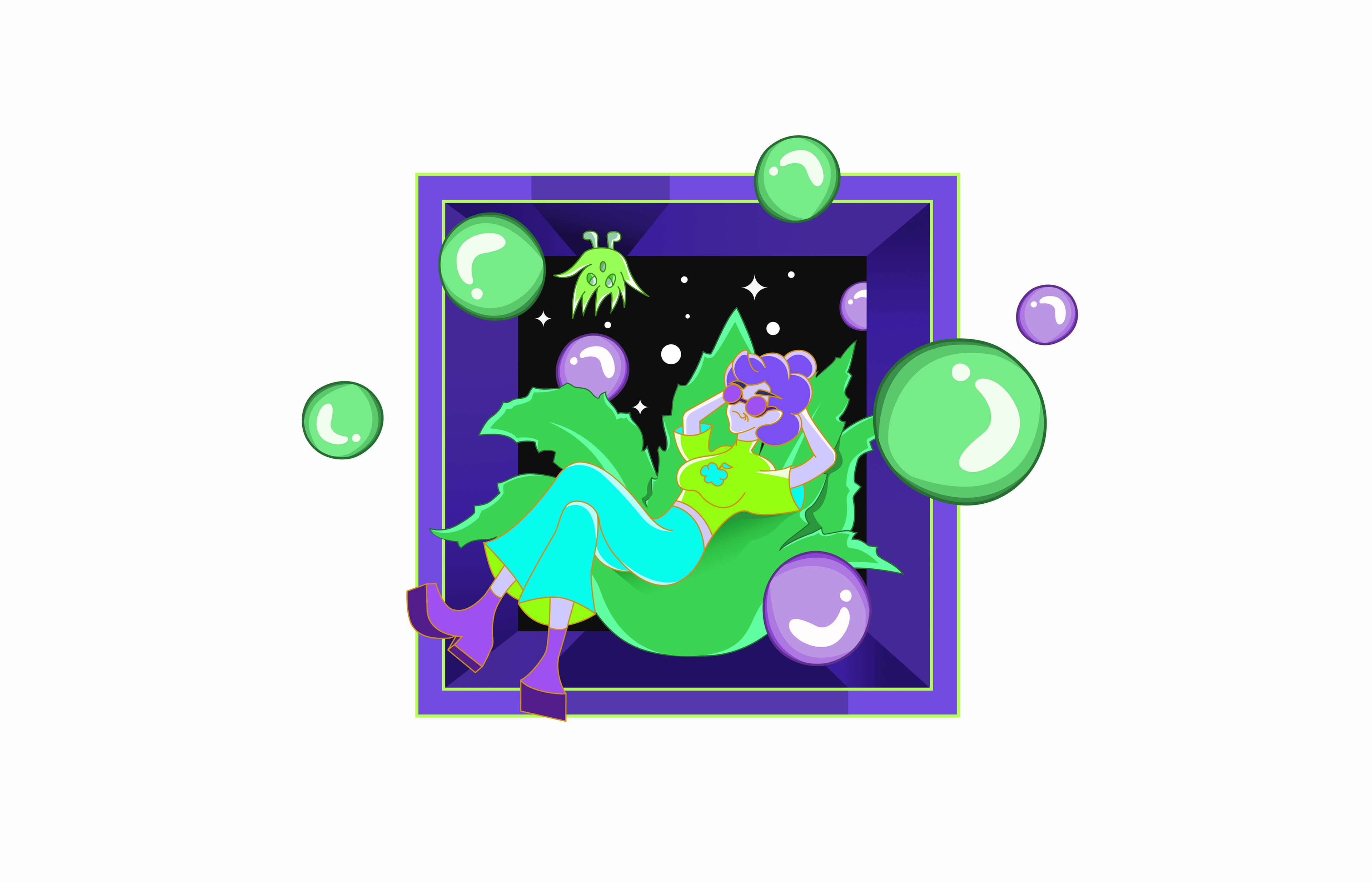 Логотип и упаковка для линейки напитков Shock Bubbles — Изображение №8 — Иллюстрация, Графика на Dprofile