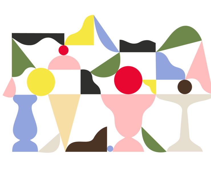 icecavate ice cream packaging and shop — Брендинг, Графика на Dprofile