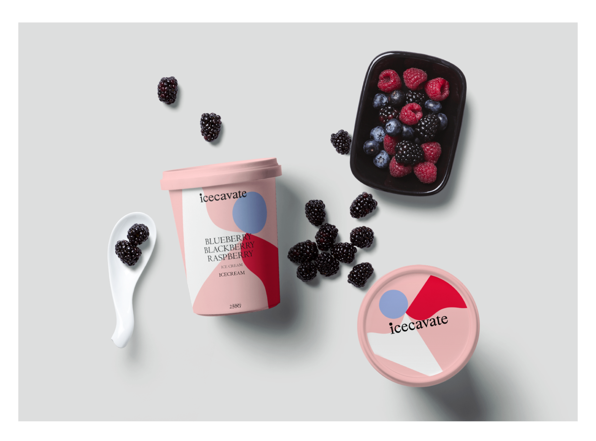 icecavate ice cream packaging and shop — Изображение №5 — Брендинг, Графика на Dprofile