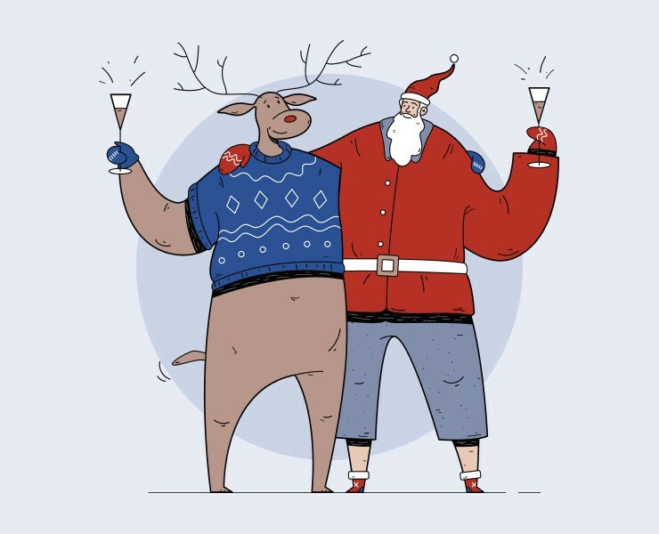 Tuchny Christmas — Иллюстрация на Dprofile