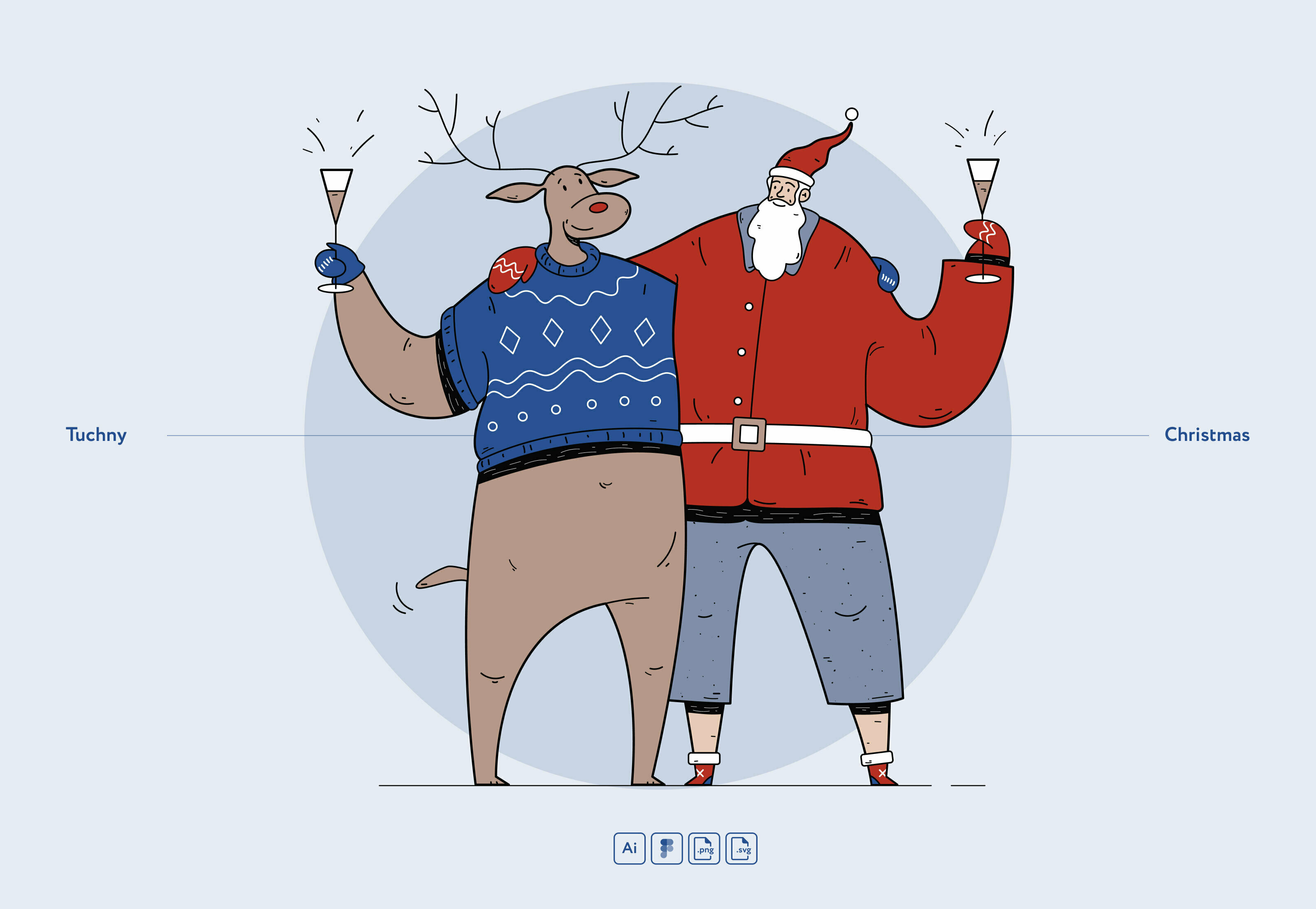 Tuchny Christmas — Изображение №1 — Иллюстрация на Dprofile