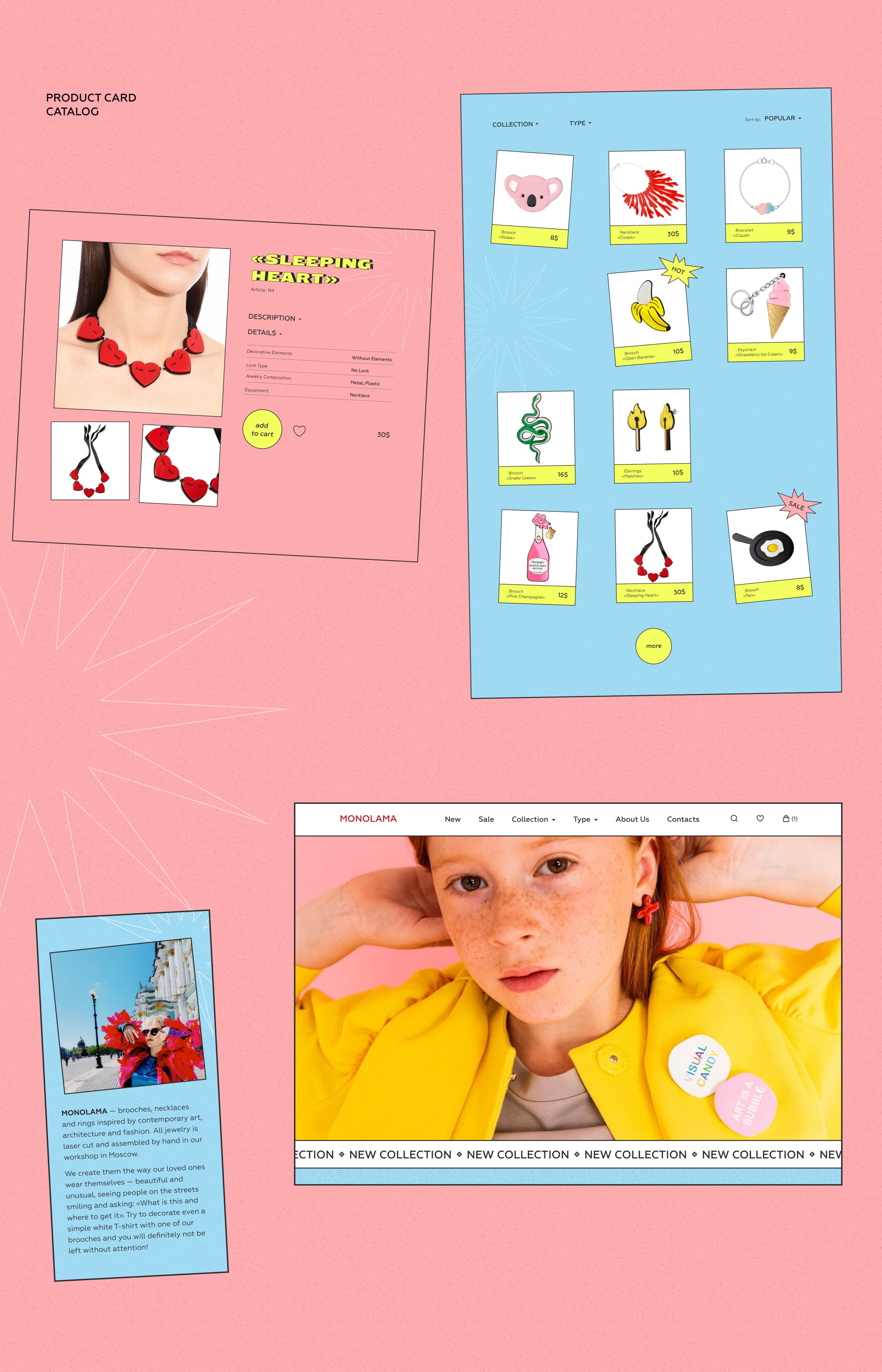 MONOLAMA Redesign concept — Изображение №6 — Интерфейсы на Dprofile