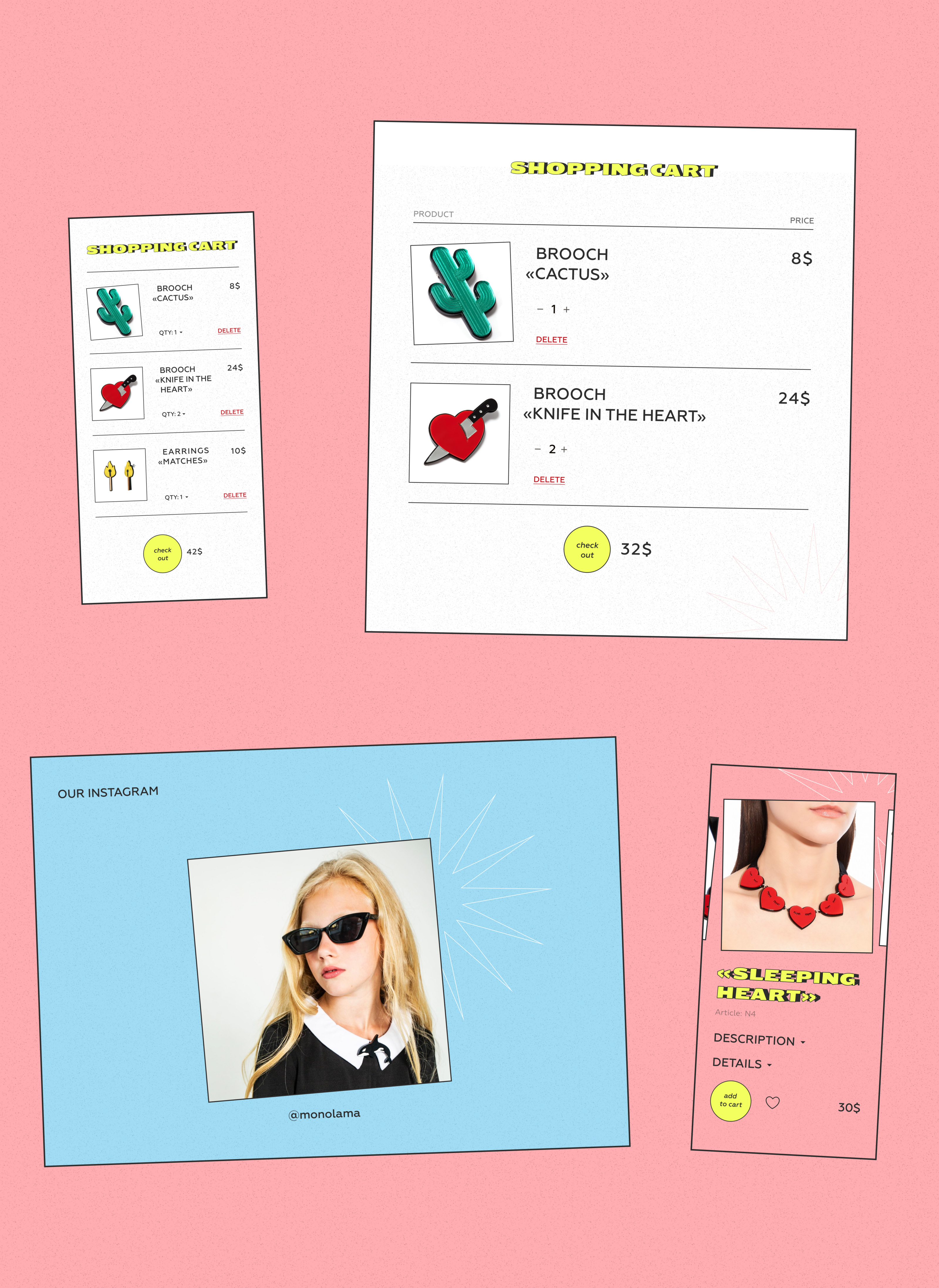 MONOLAMA Redesign concept — Изображение №10 — Интерфейсы на Dprofile