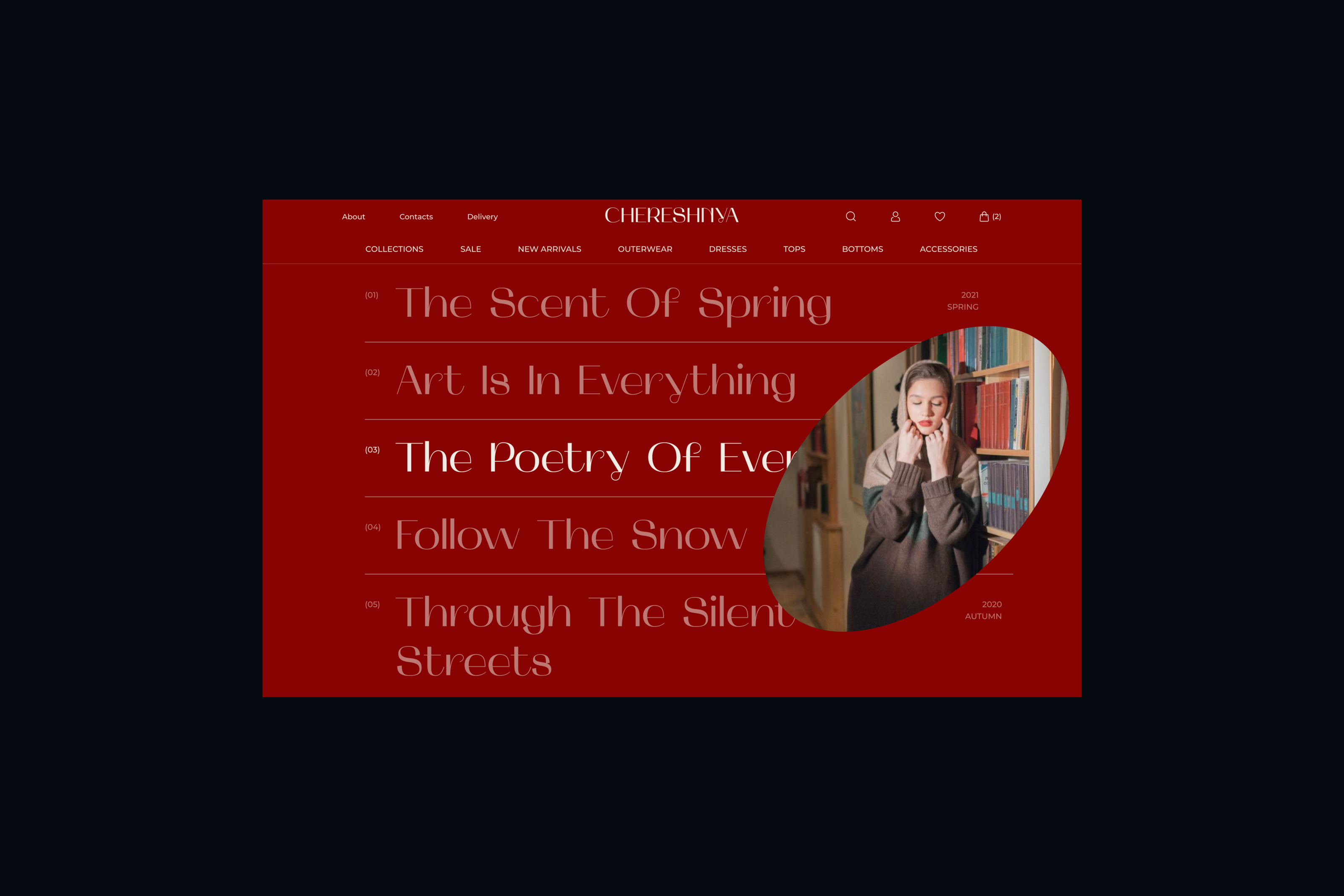 CHERESHNYA | Online store — Изображение №7 — Интерфейсы на Dprofile