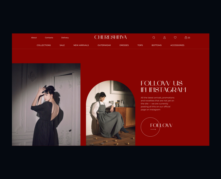 CHERESHNYA | Online store — Интерфейсы на Dprofile