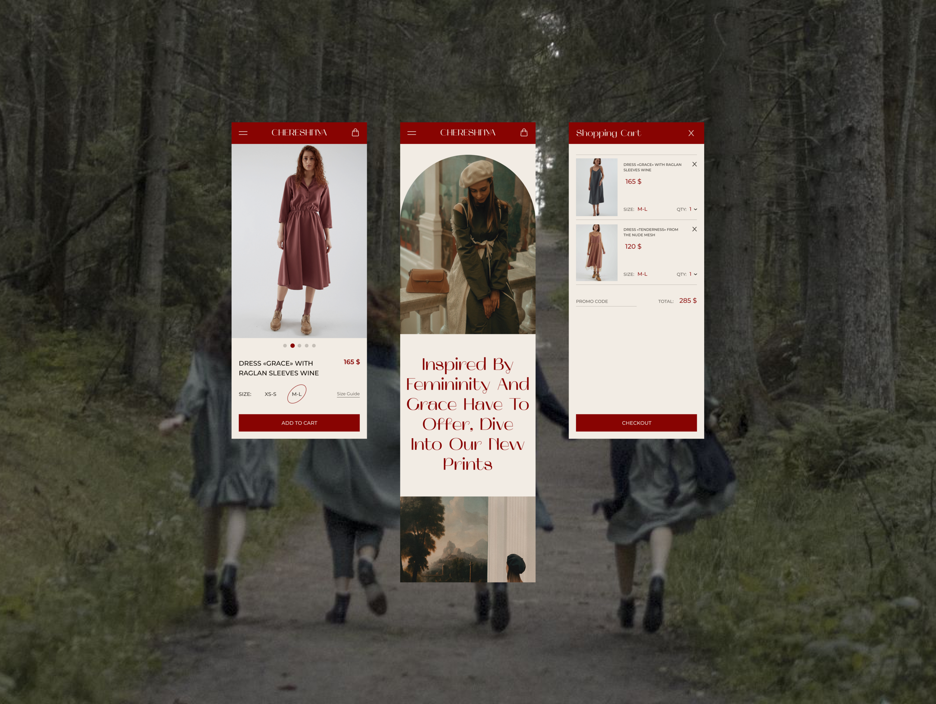 CHERESHNYA | Online store — Изображение №4 — Интерфейсы на Dprofile