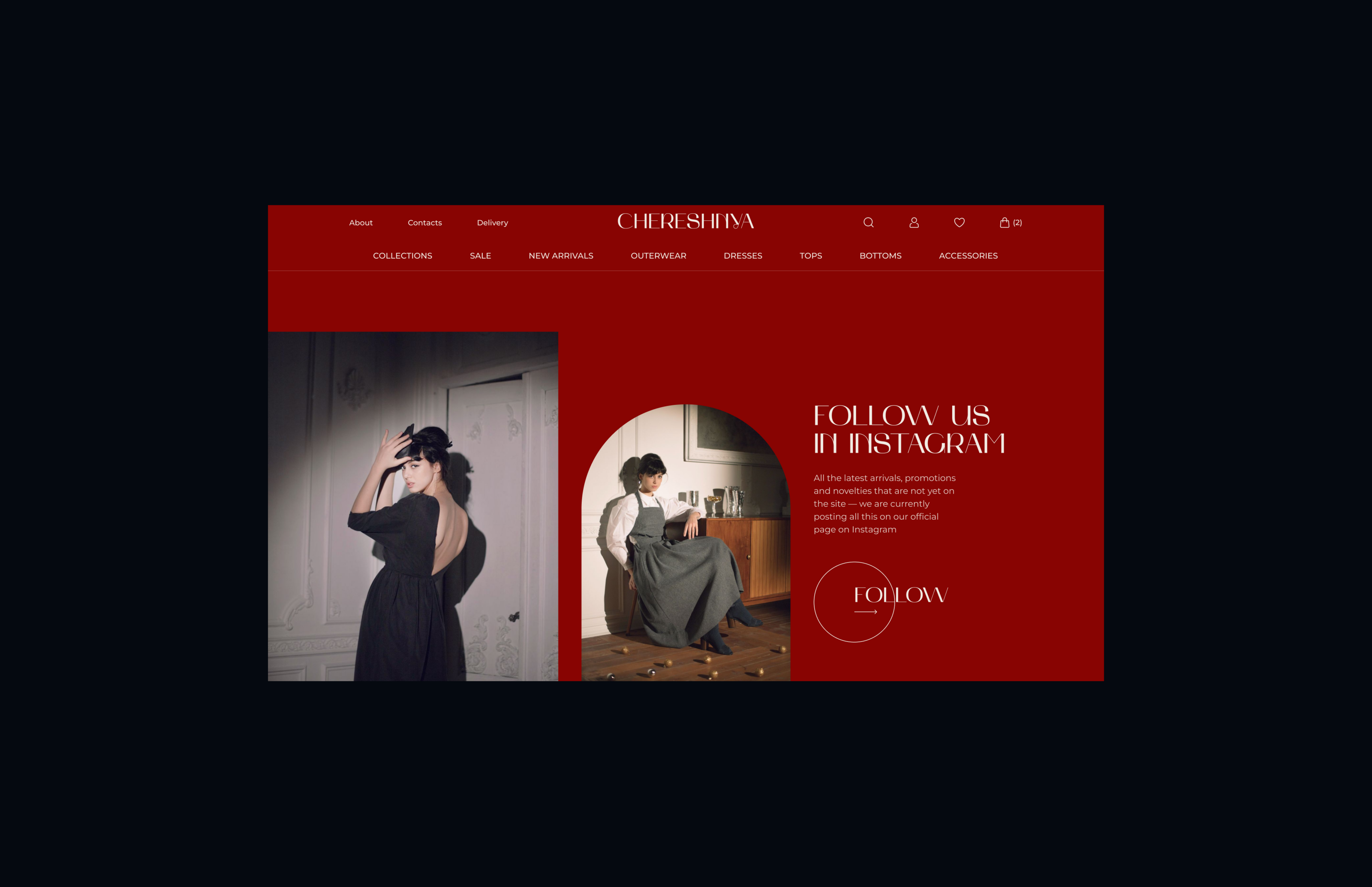 CHERESHNYA | Online store — Изображение №5 — Интерфейсы на Dprofile