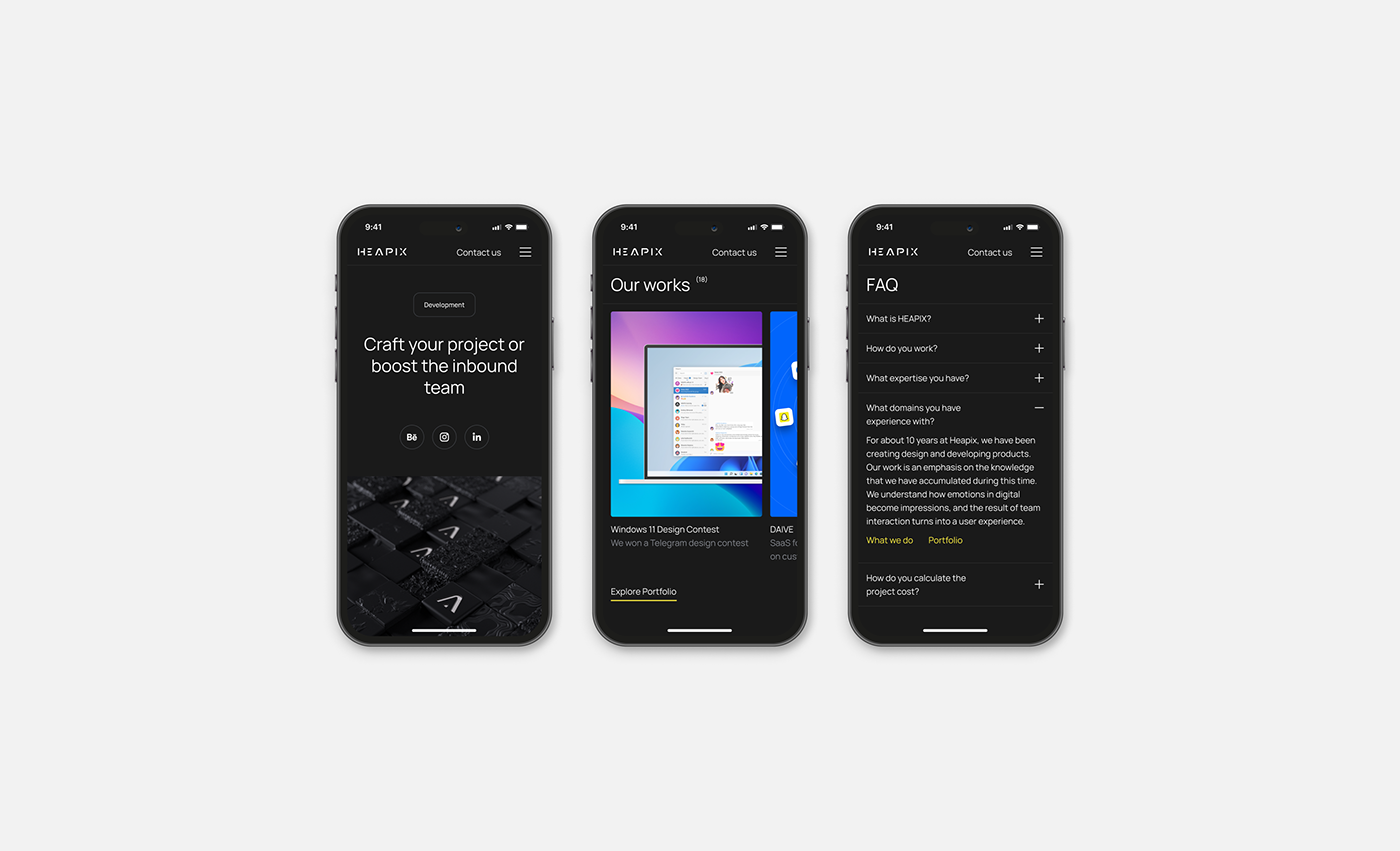 HEAPIX — Изображение №4 — Интерфейсы на Dprofile