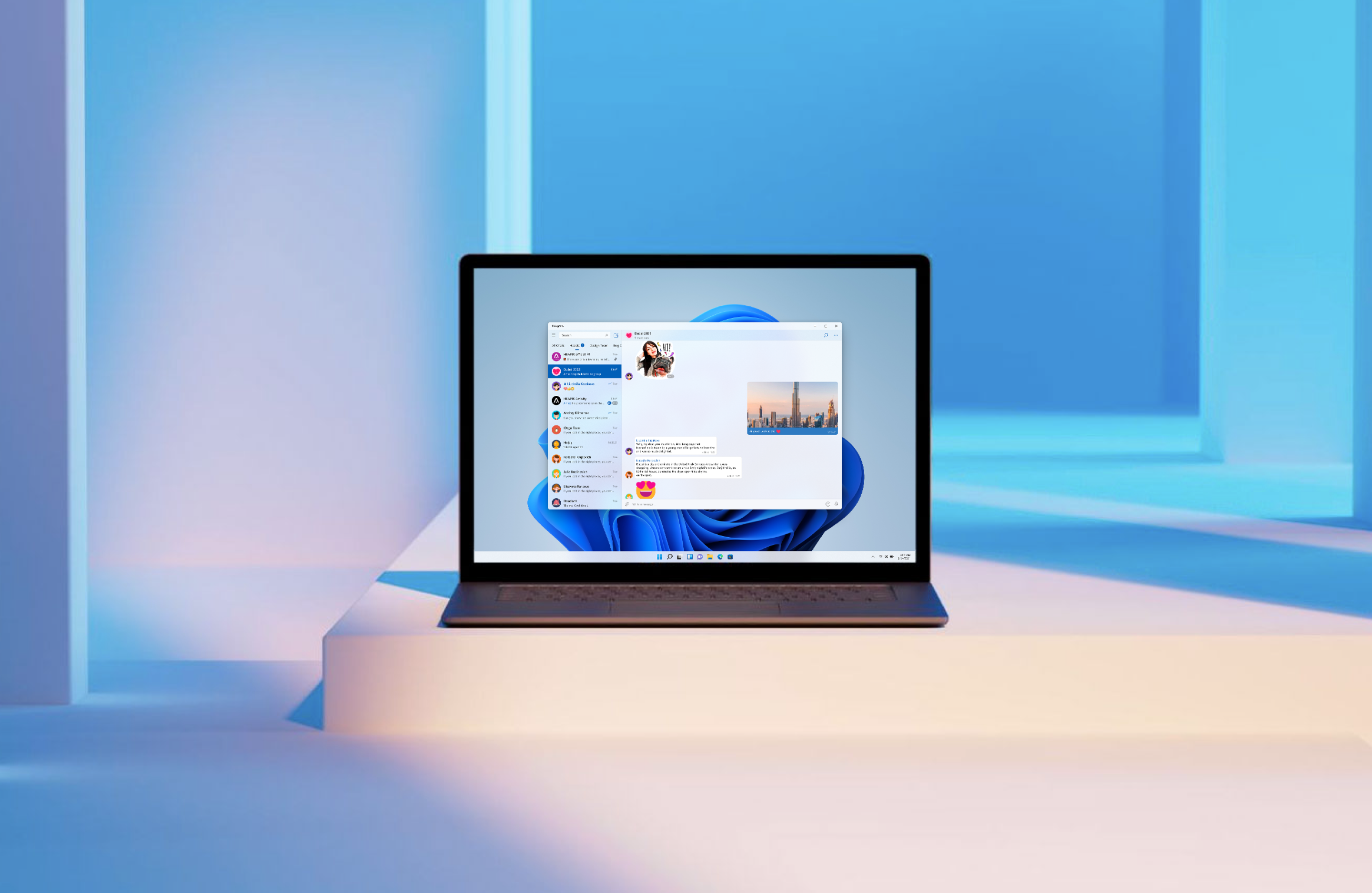 Windows 11 Native Telegram App — Изображение №1 — Интерфейсы на Dprofile