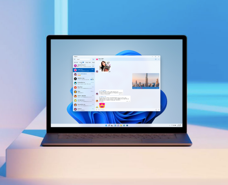 Windows 11 Native Telegram App — Интерфейсы на Dprofile