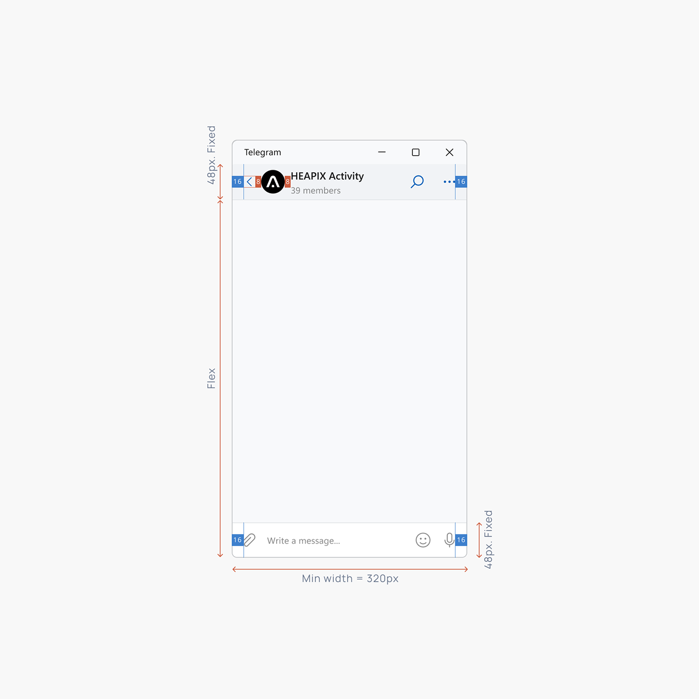 Windows 11 Native Telegram App — Изображение №2 — Интерфейсы на Dprofile