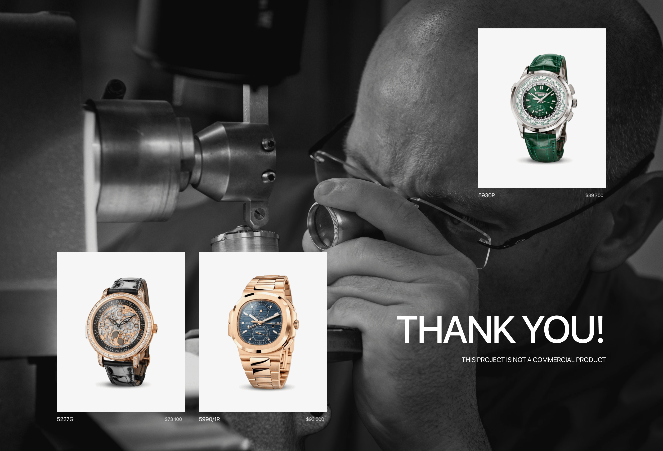 PATEK PHILIPPE — redesign e-commerce — Изображение №11 — Интерфейсы на Dprofile