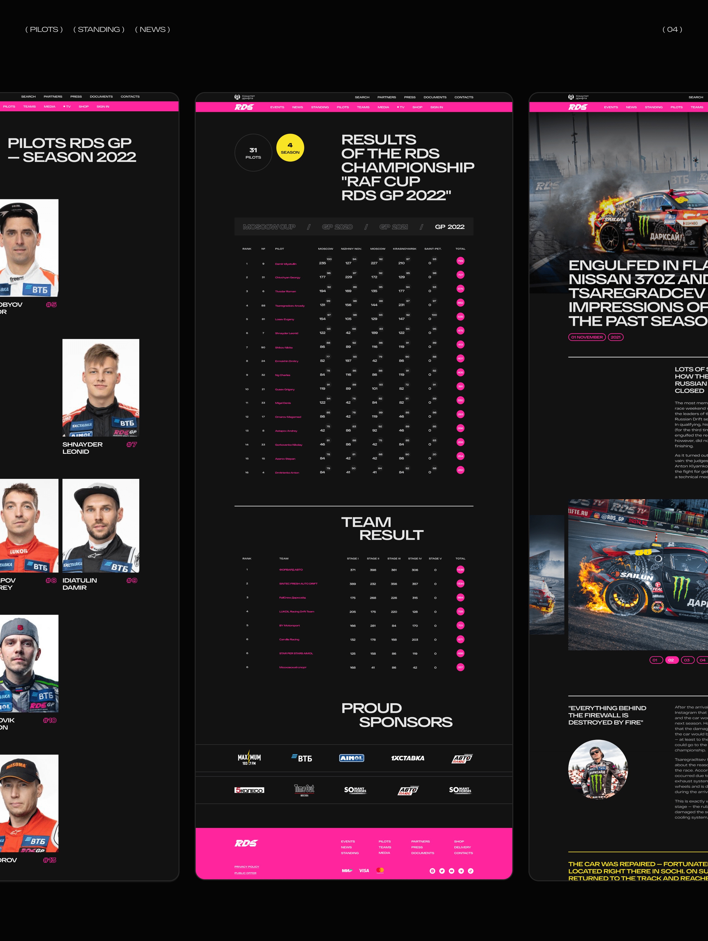 RDS — New website 2023 — Изображение №6 — Интерфейсы на Dprofile