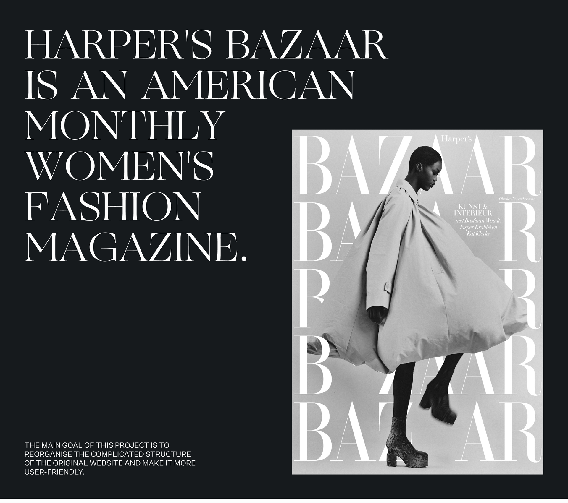 Harper's Bazaar | Fashion Magazine Redesign — Изображение №1 — Интерфейсы на Dprofile