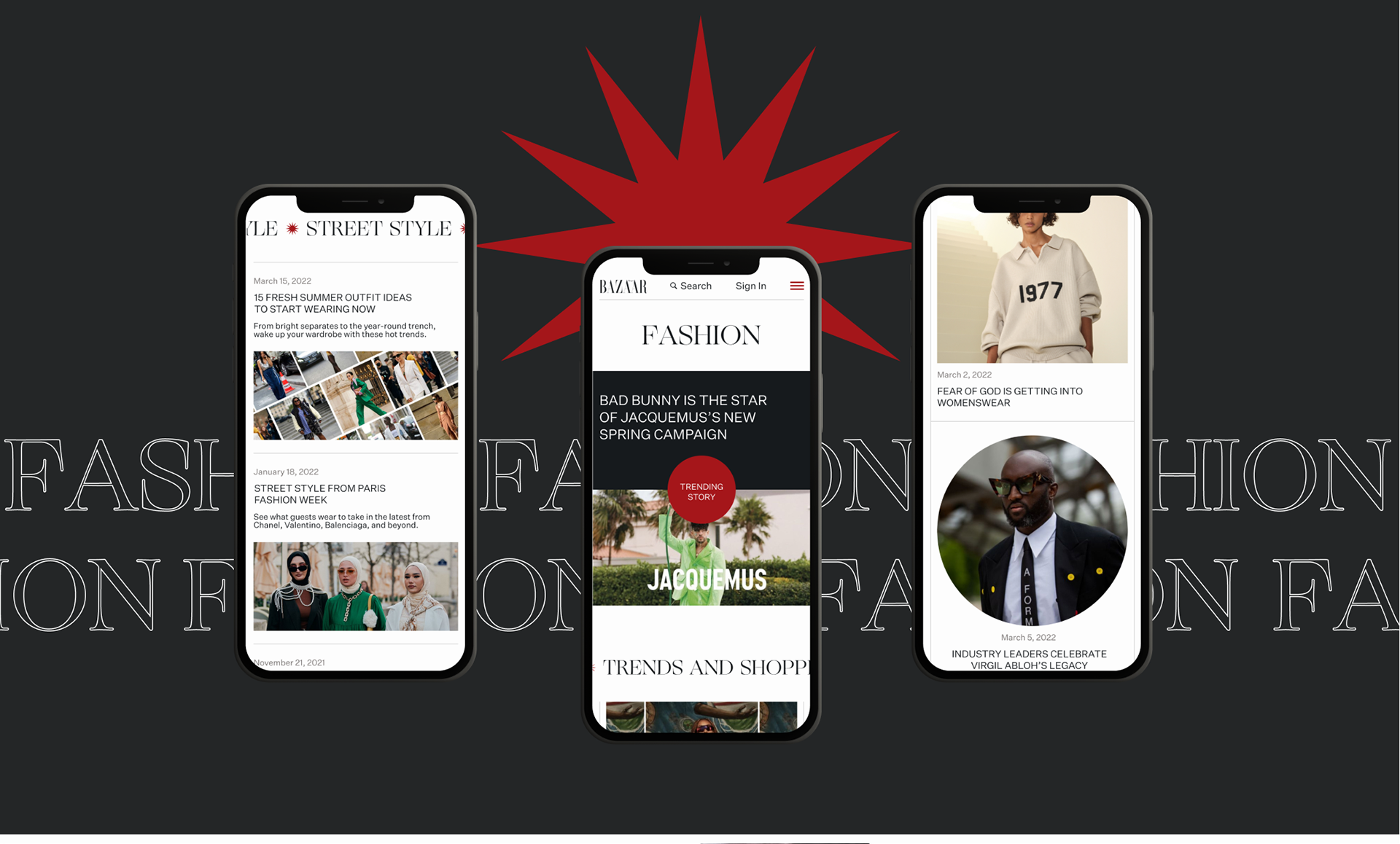 Harper's Bazaar | Fashion Magazine Redesign — Изображение №6 — Интерфейсы на Dprofile