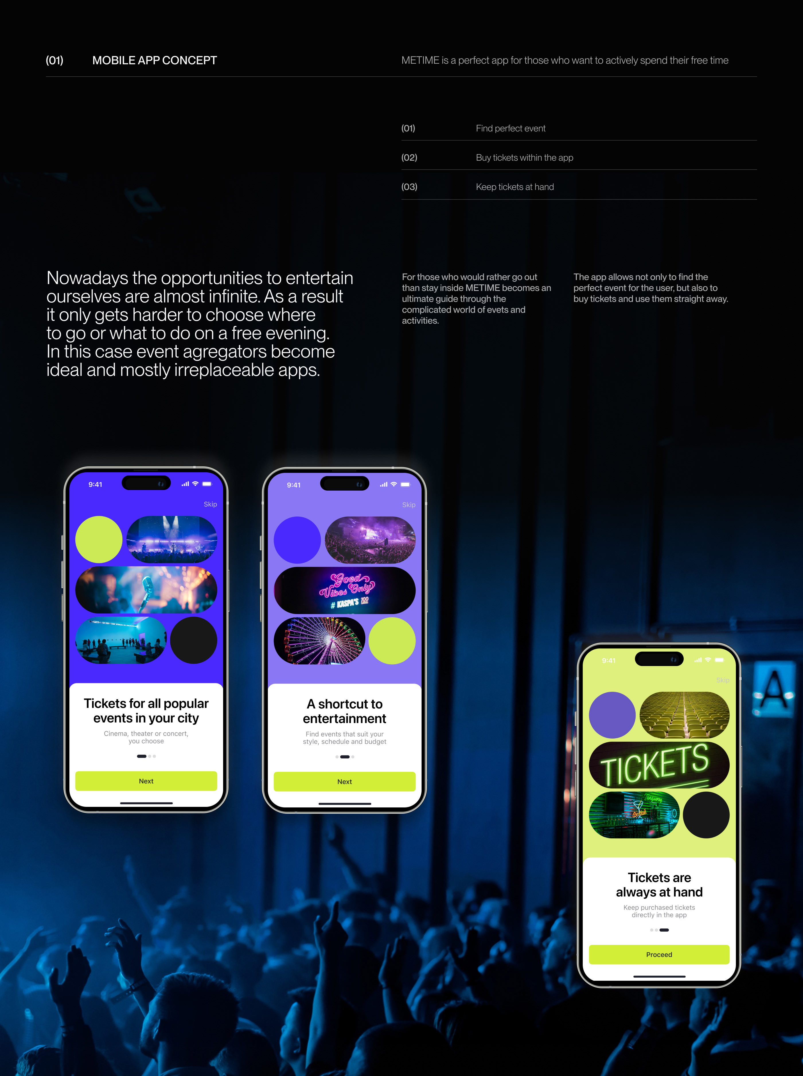 METIME | Event Searching App — Изображение №2 — Интерфейсы на Dprofile