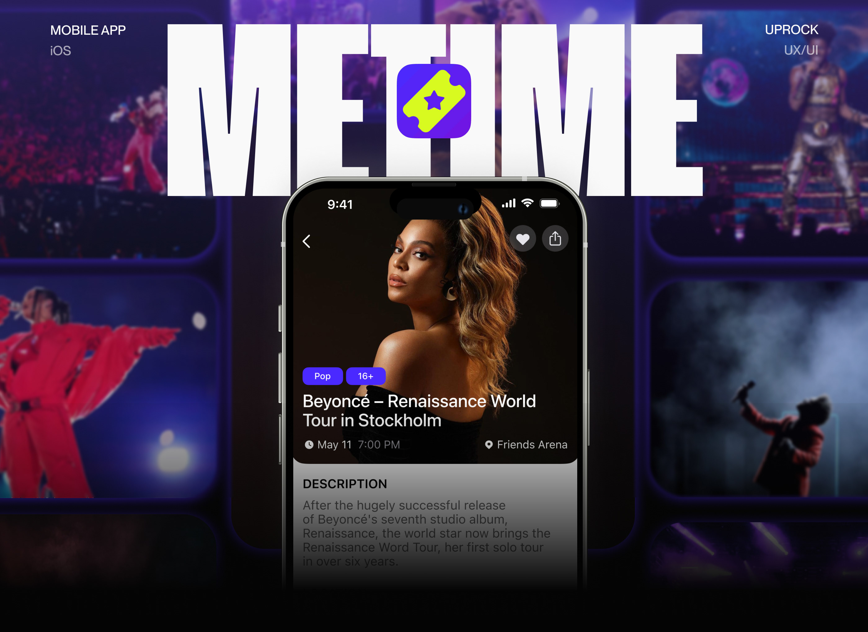 METIME | Event Searching App — Изображение №1 — Интерфейсы на Dprofile