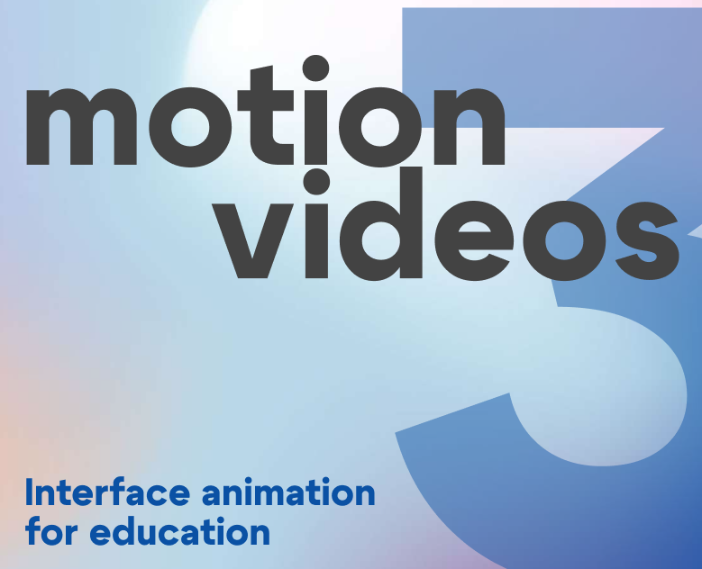 3 motion videos: Interface animation for education на Dprofile