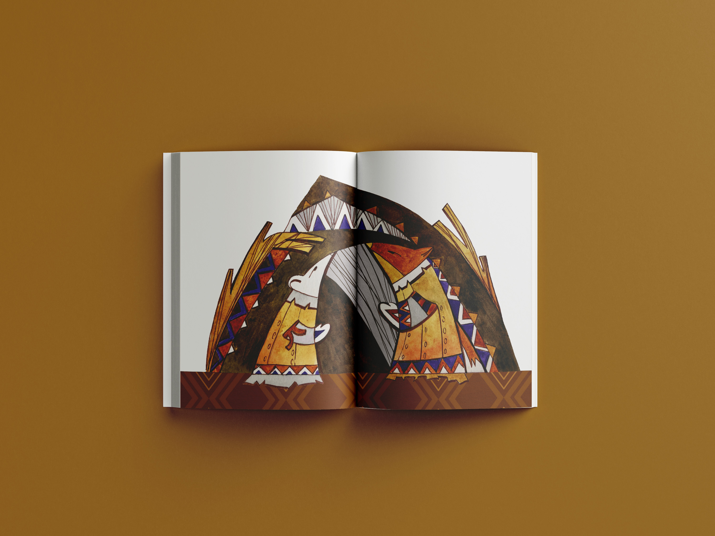 Сборник сказок малых народов Севера — Изображение №7 — Иллюстрация, Графика на Dprofile