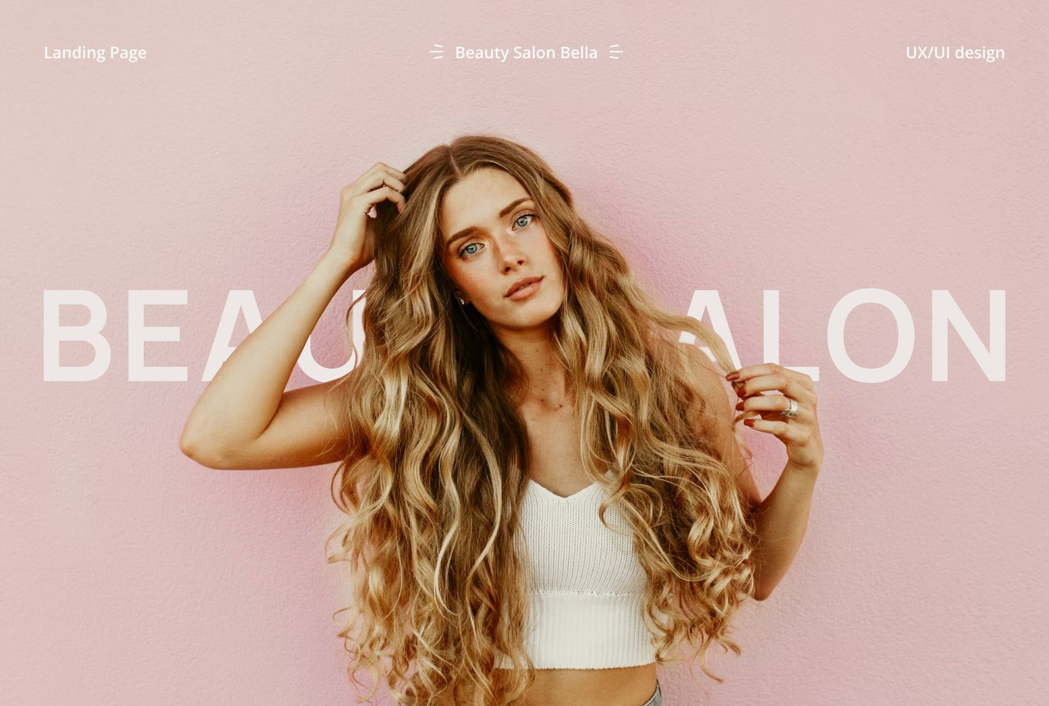 Лендинг Салон красоты Bella — Изображение №1 — Интерфейсы на Dprofile