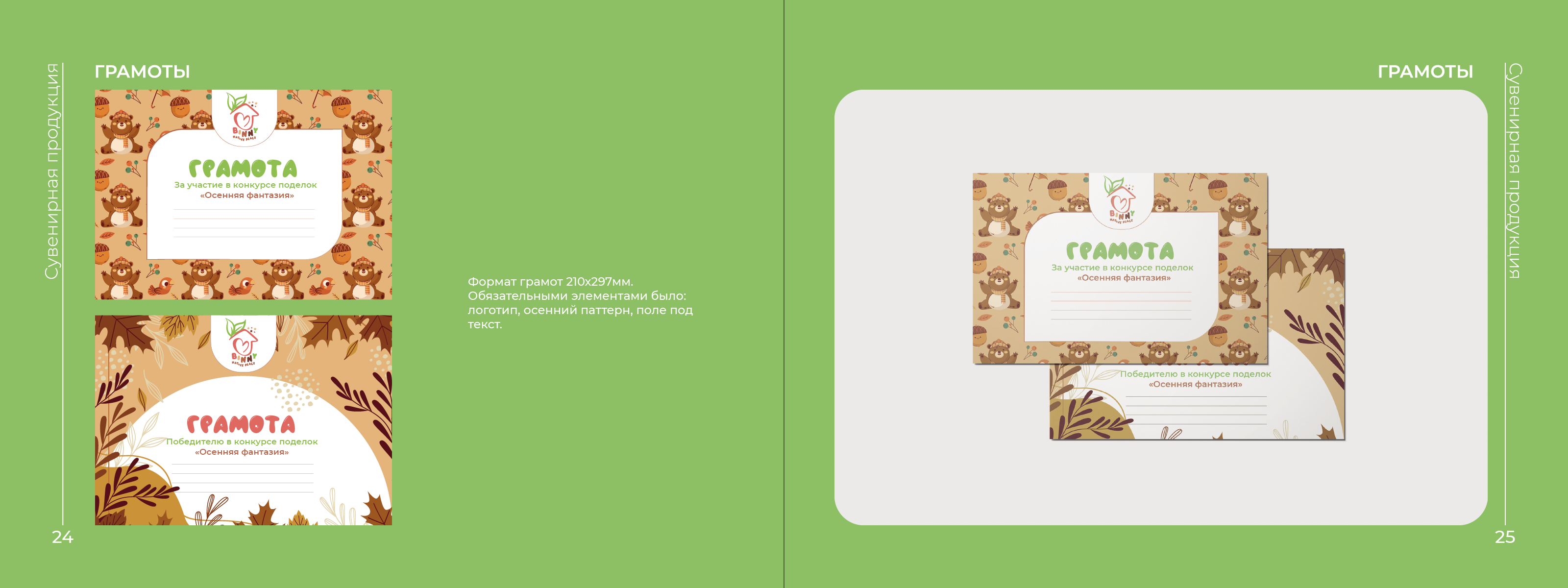 Брендбук детского сада "BINNY" — Изображение №15 — Брендинг, Графика на Dprofile