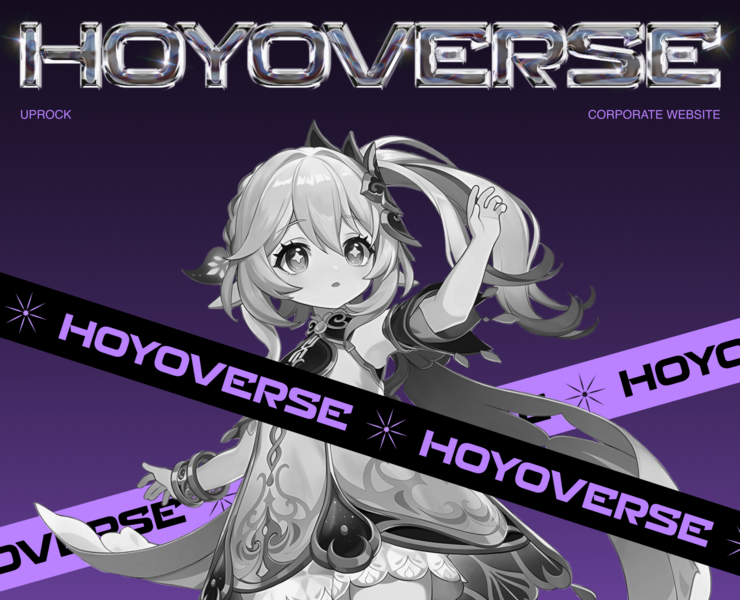 HOYOVERSE — corporate website redesign concept на Dprofile