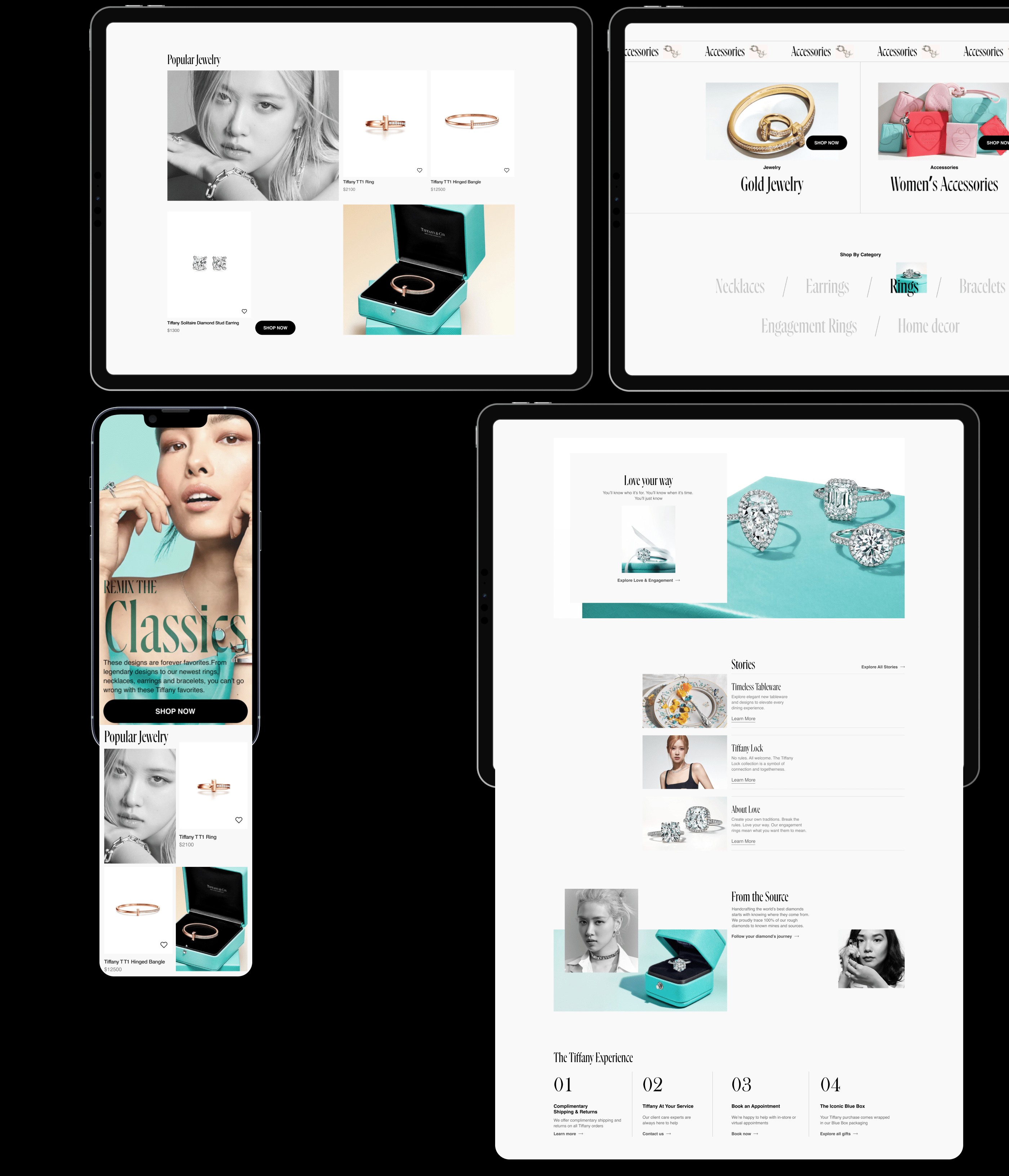 Tiffany & Co — redesign website — Изображение №3 — Интерфейсы на Dprofile