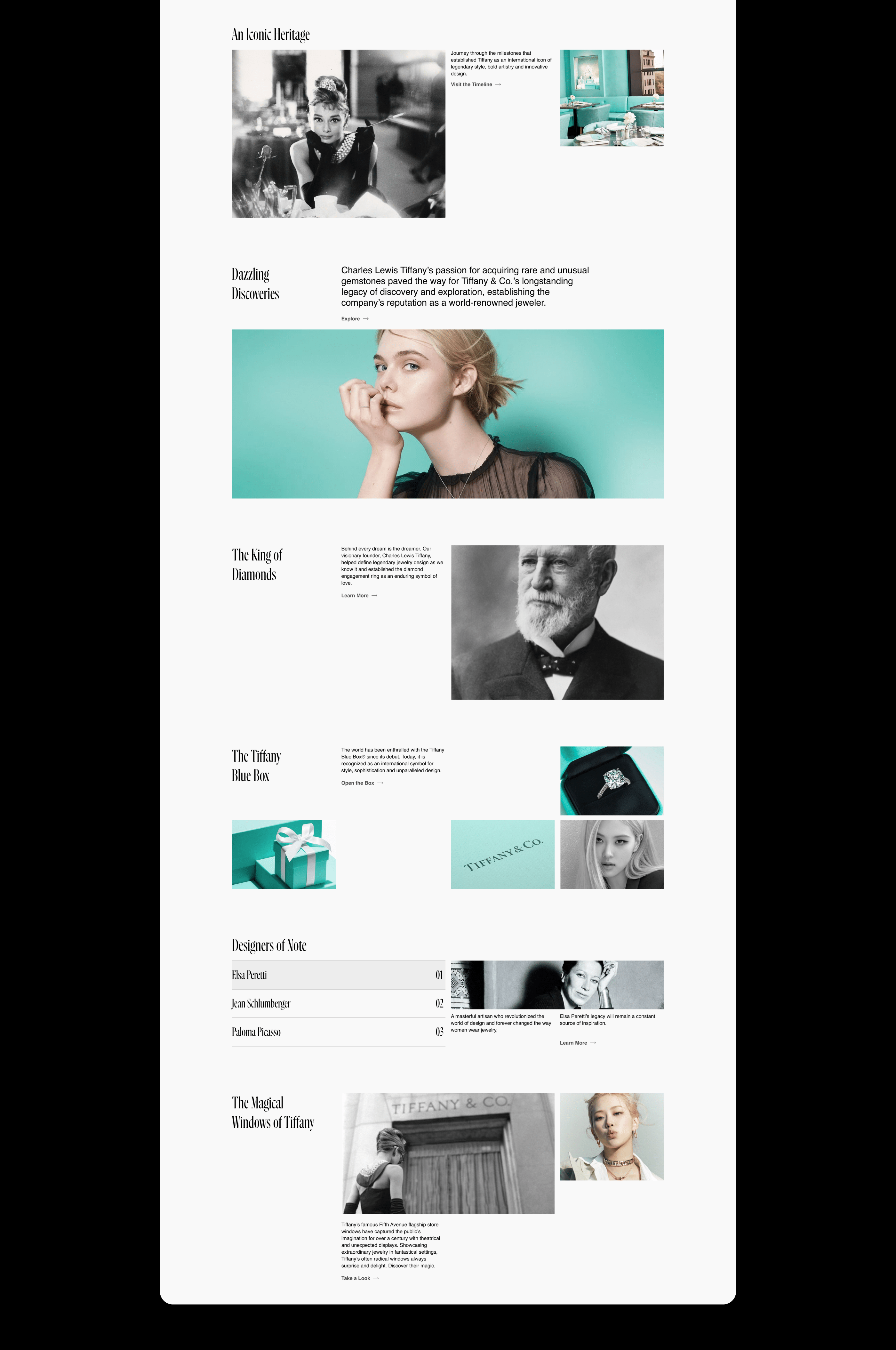 Tiffany & Co — redesign website — Изображение №11 — Интерфейсы на Dprofile