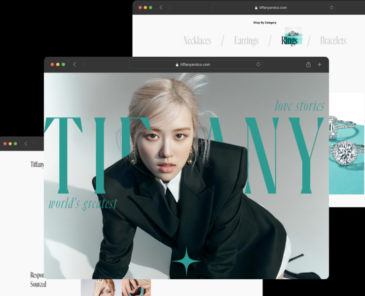 Tiffany & Co — redesign website на Dprofile