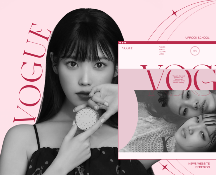 VOGUE — news website redesign concept на Dprofile