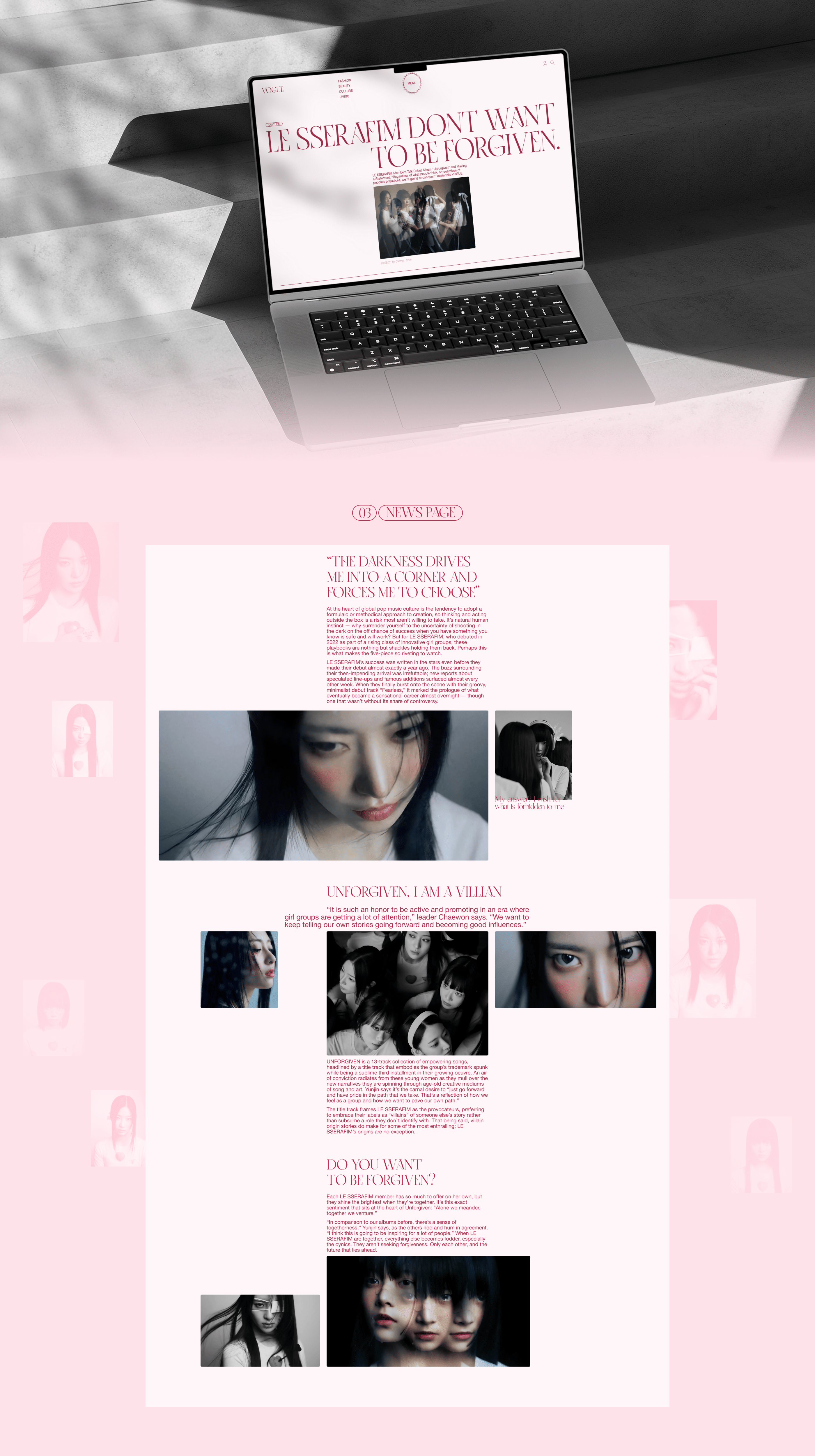 VOGUE — news website redesign concept — Изображение №6 — Интерфейсы на Dprofile