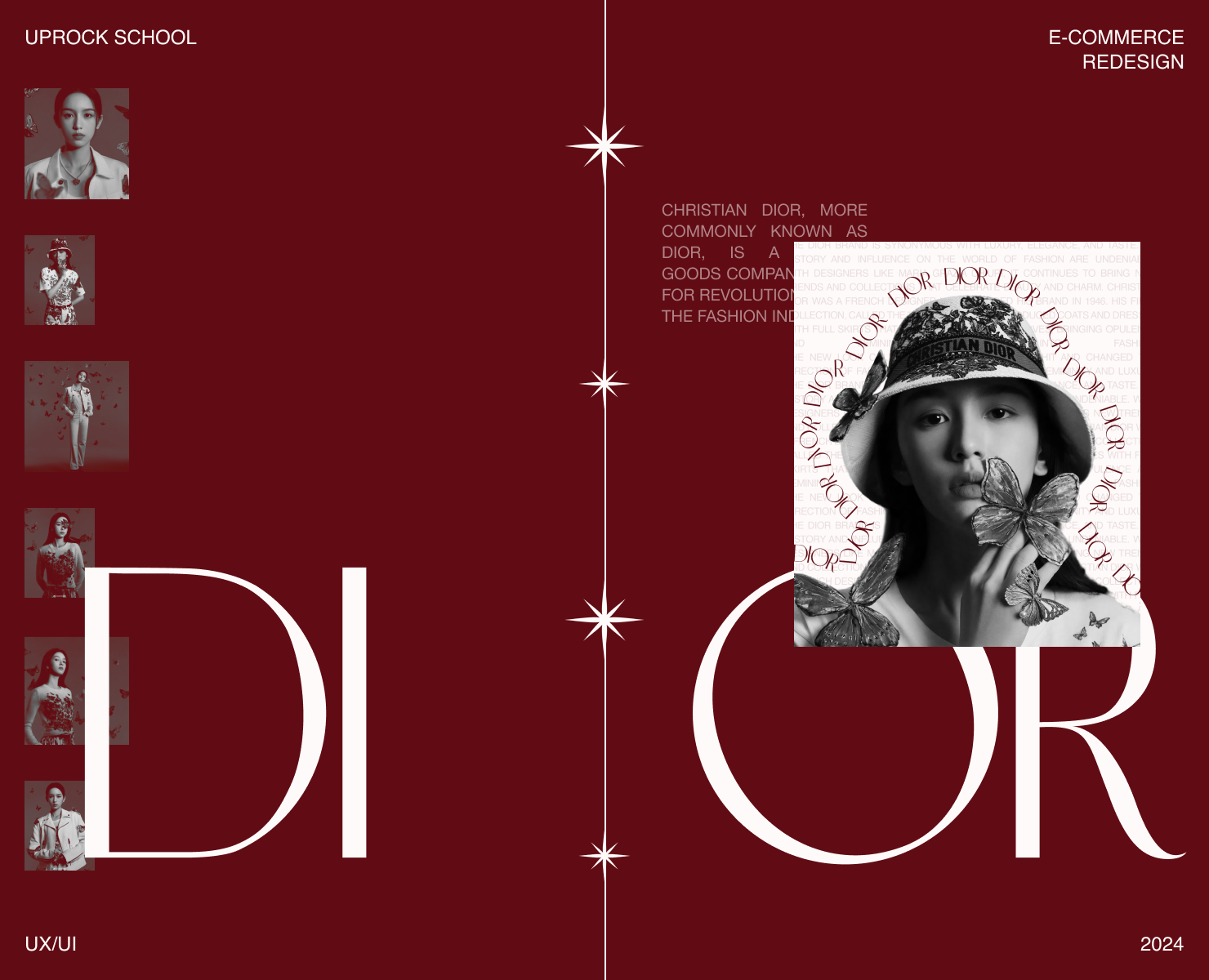 DIOR — website redesign concept на Dprofile