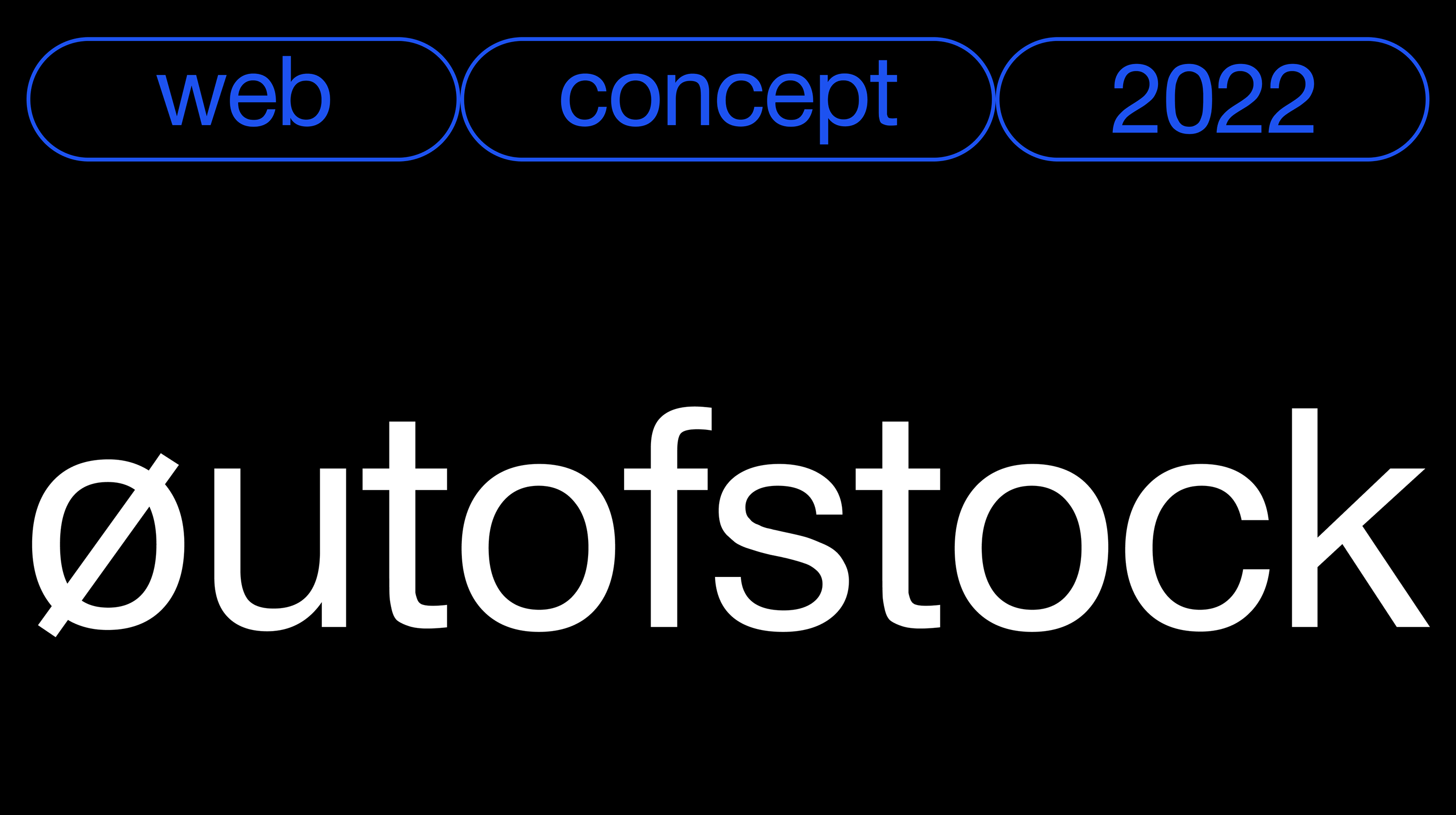 OUTOFSTOCK — Concept, Website — Изображение №1 — Интерфейсы, Брендинг, Графика на Dprofile