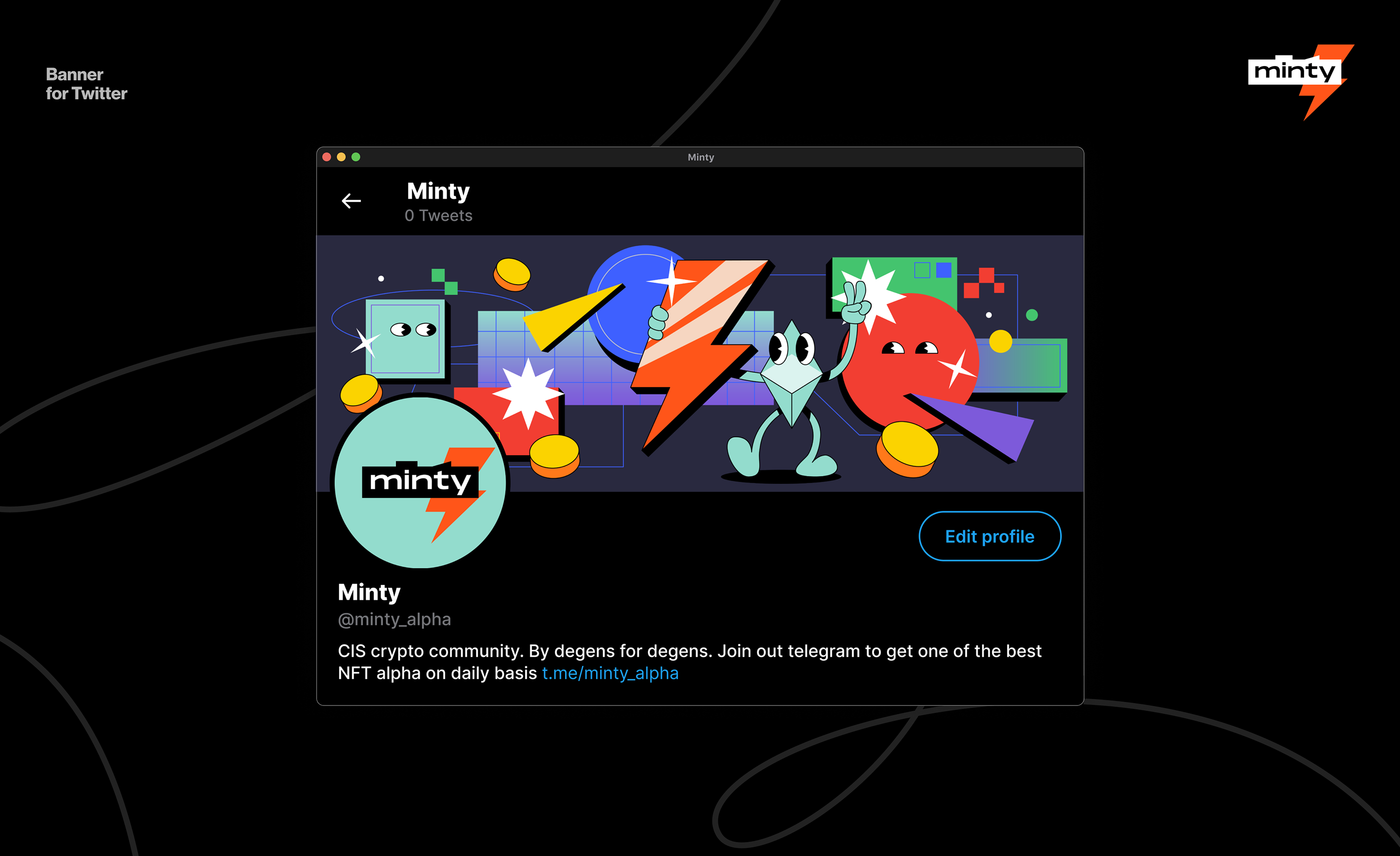 MINTY – BRANDING FOR CRYPTO COMMUNITY — Изображение №6 — Брендинг, Иллюстрация, Графика на Dprofile