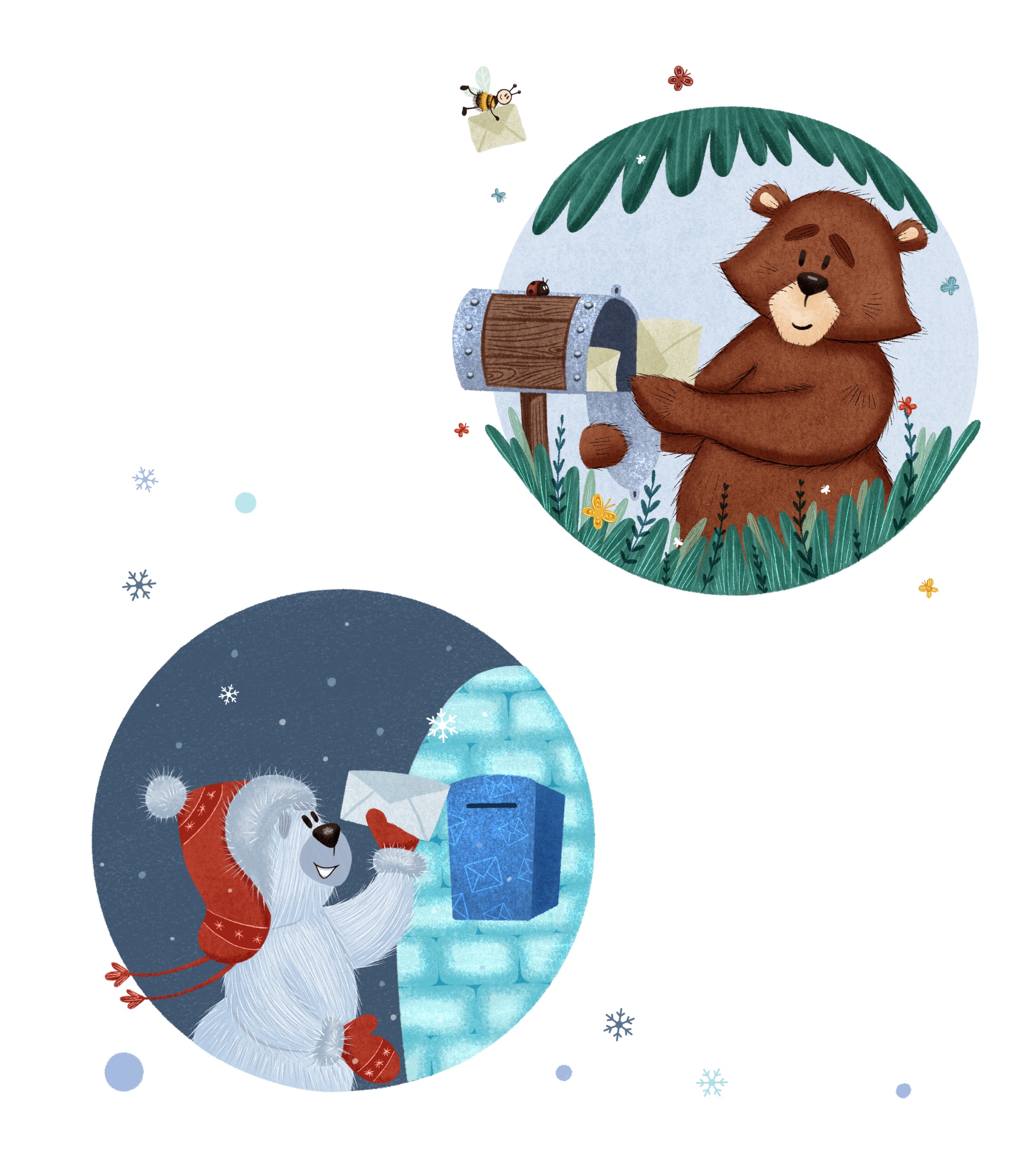 Children’s book (Brown and White) — Изображение №17 — Иллюстрация на Dprofile